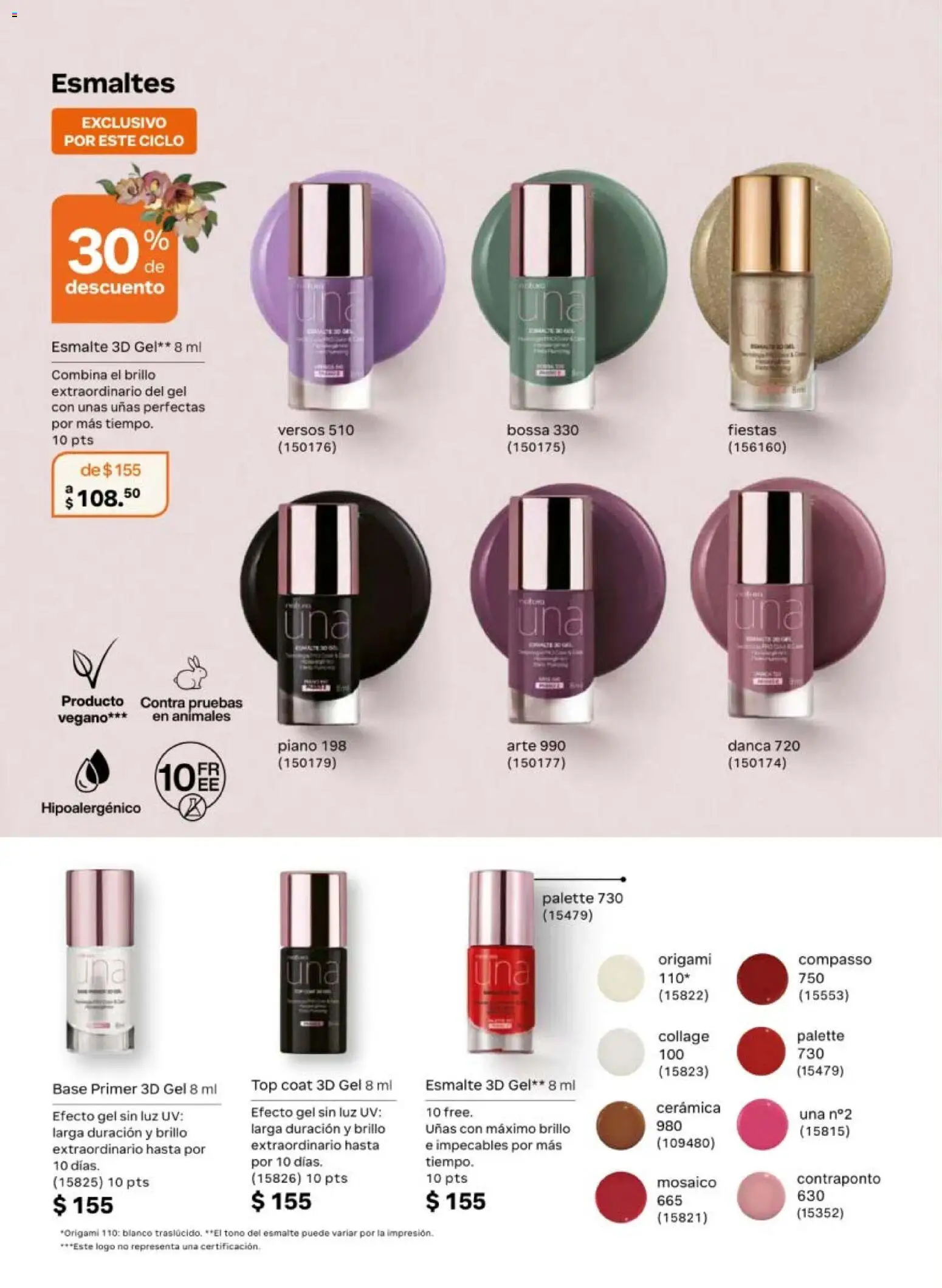 Nuevas ofertas de Natura válidas en toda la República Mexicana desde el 02.04.2026. ¡Encuentra las mejores ofertas en Natura campaña 6 2026! | Página: 84 | Productos: Brillo, Top