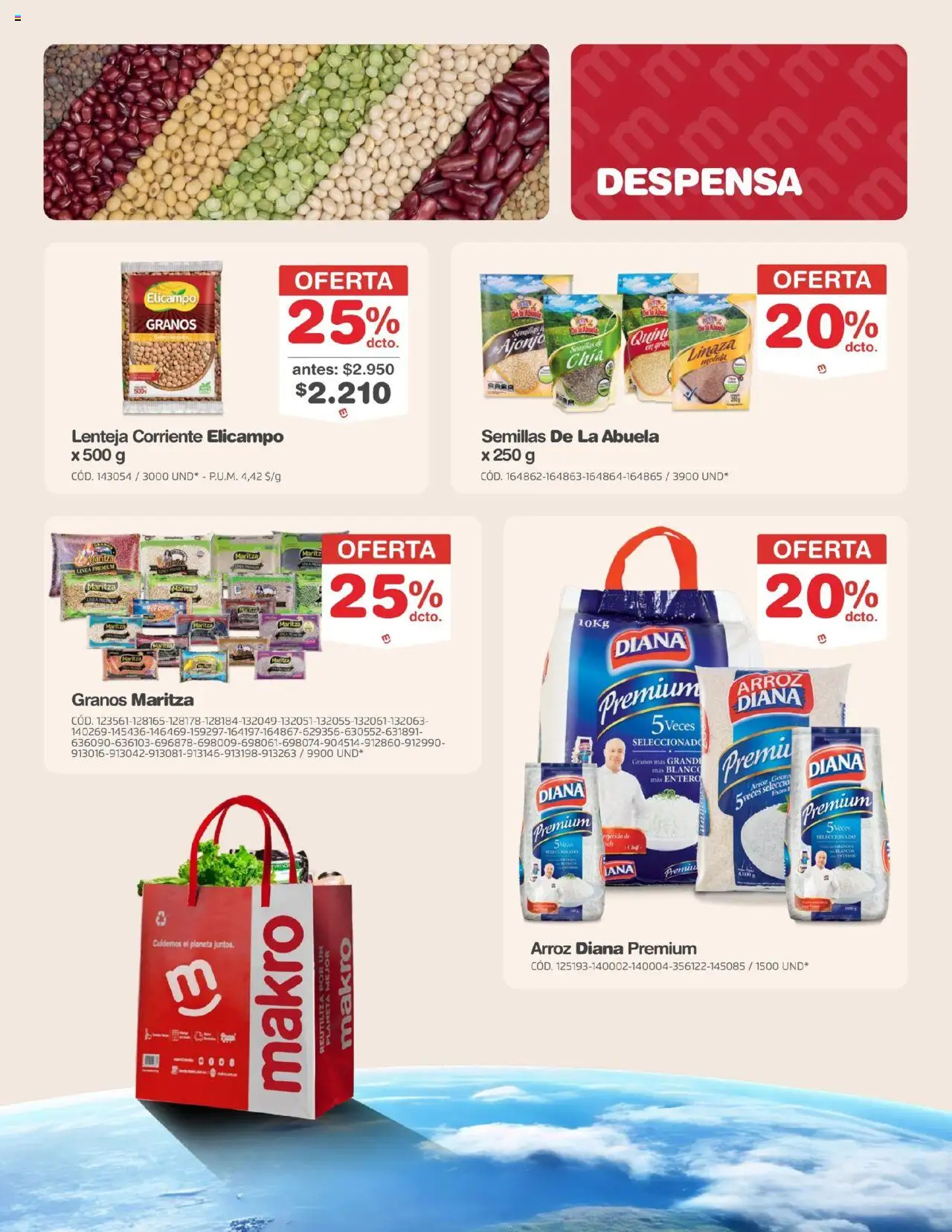 Makro revista - valida desde el 12.09.2025 | Página: 2 | Productos: Arroz, Semillas, Taburete
