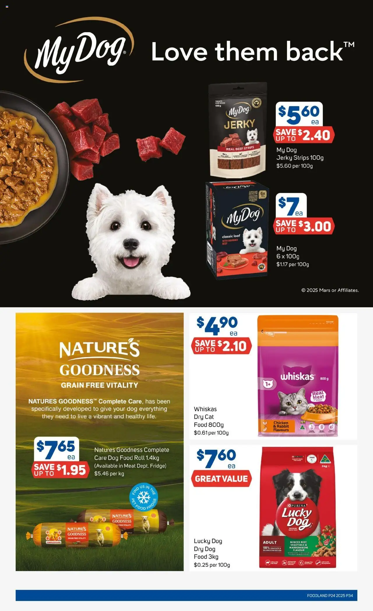Foodland catalogue - valid from 11.06.2025 | Page: 34 | Products: Beef, Meat, Dog food, Fridge