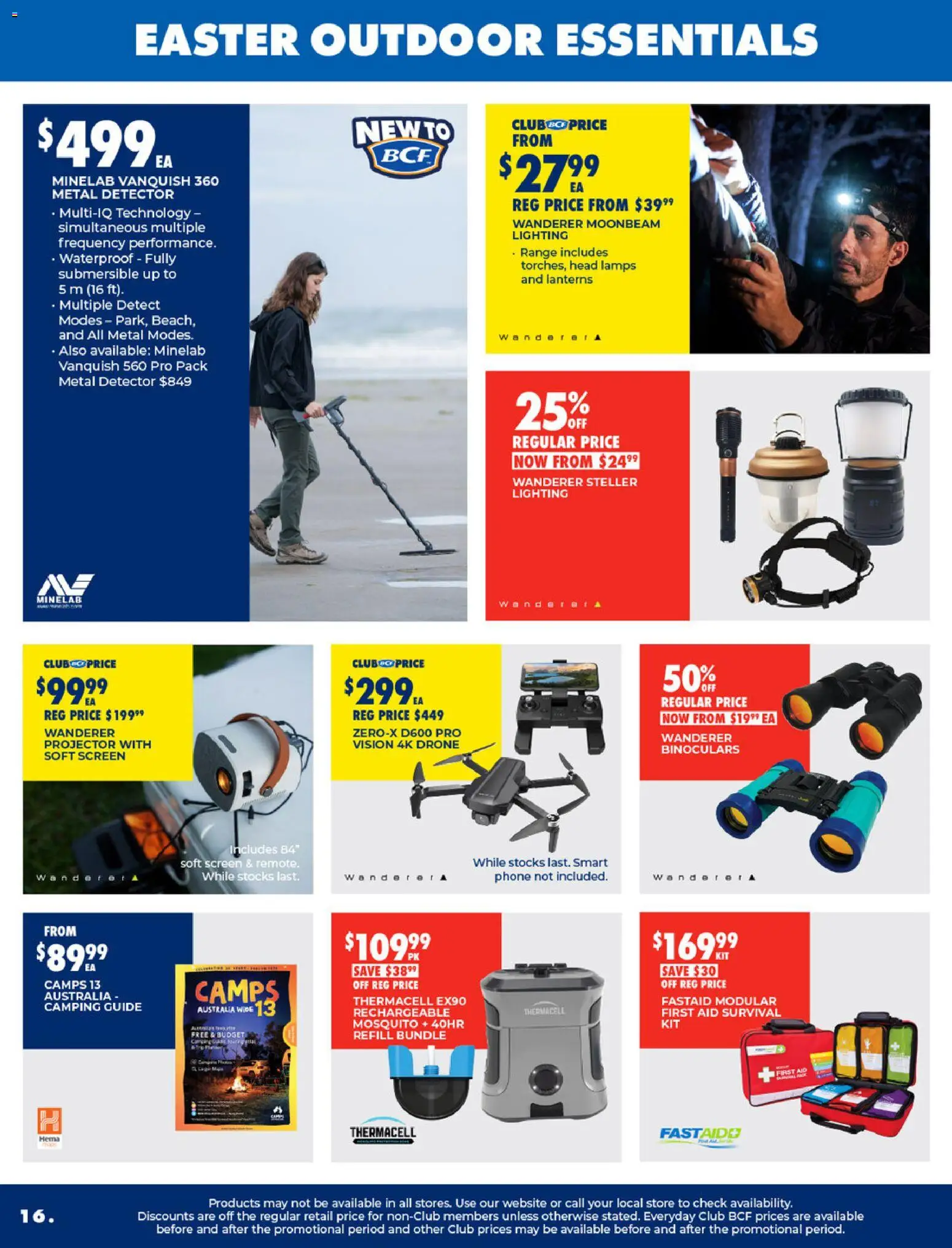 BCF catalogue - valid from 17.03.2026 | Page: 16 | Products: Lanterns, Phone, Projector, Screen