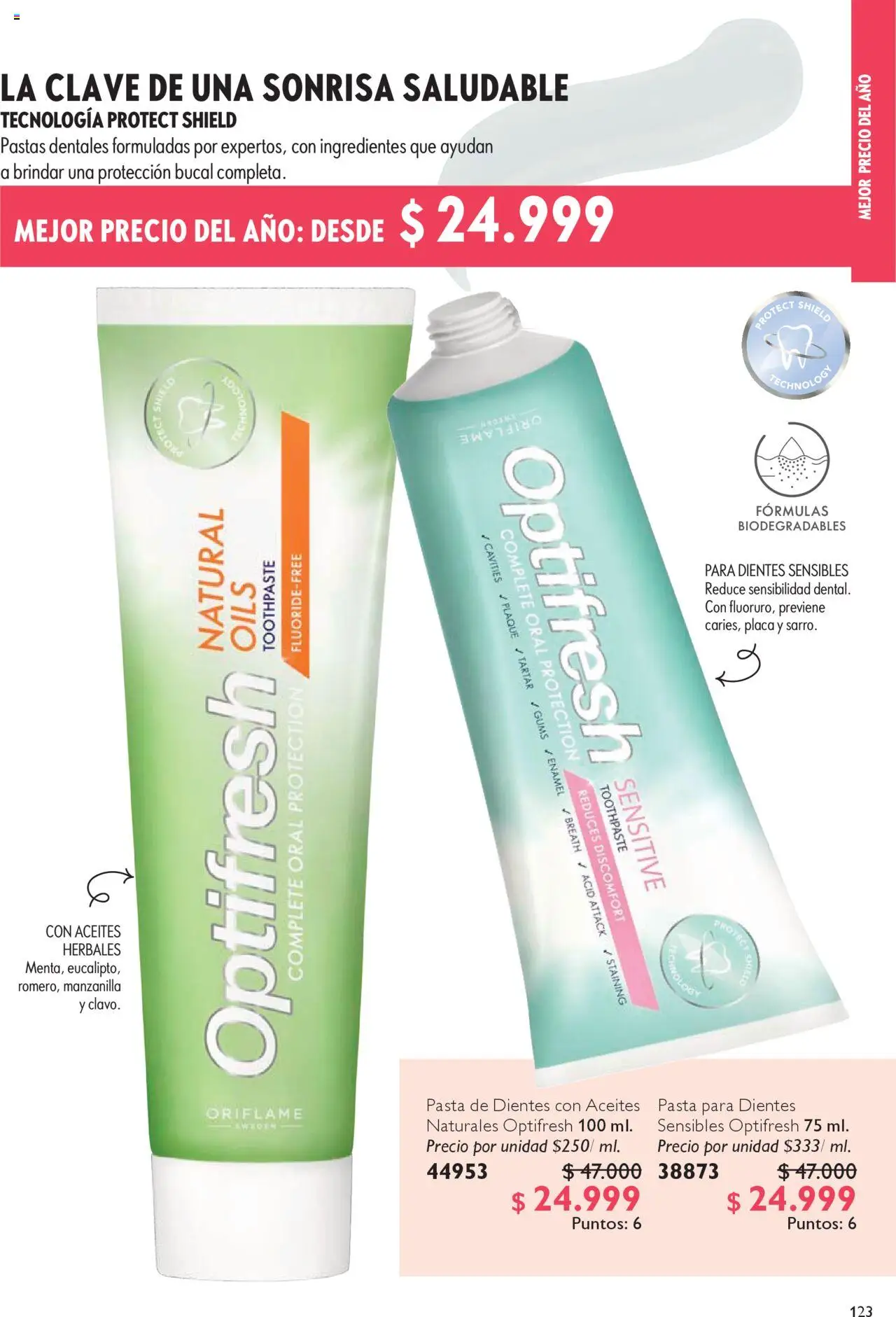 Oriflame revista - valida desde el 04.10.2025 | Página: 123 | Productos: Pasta, Mermelada