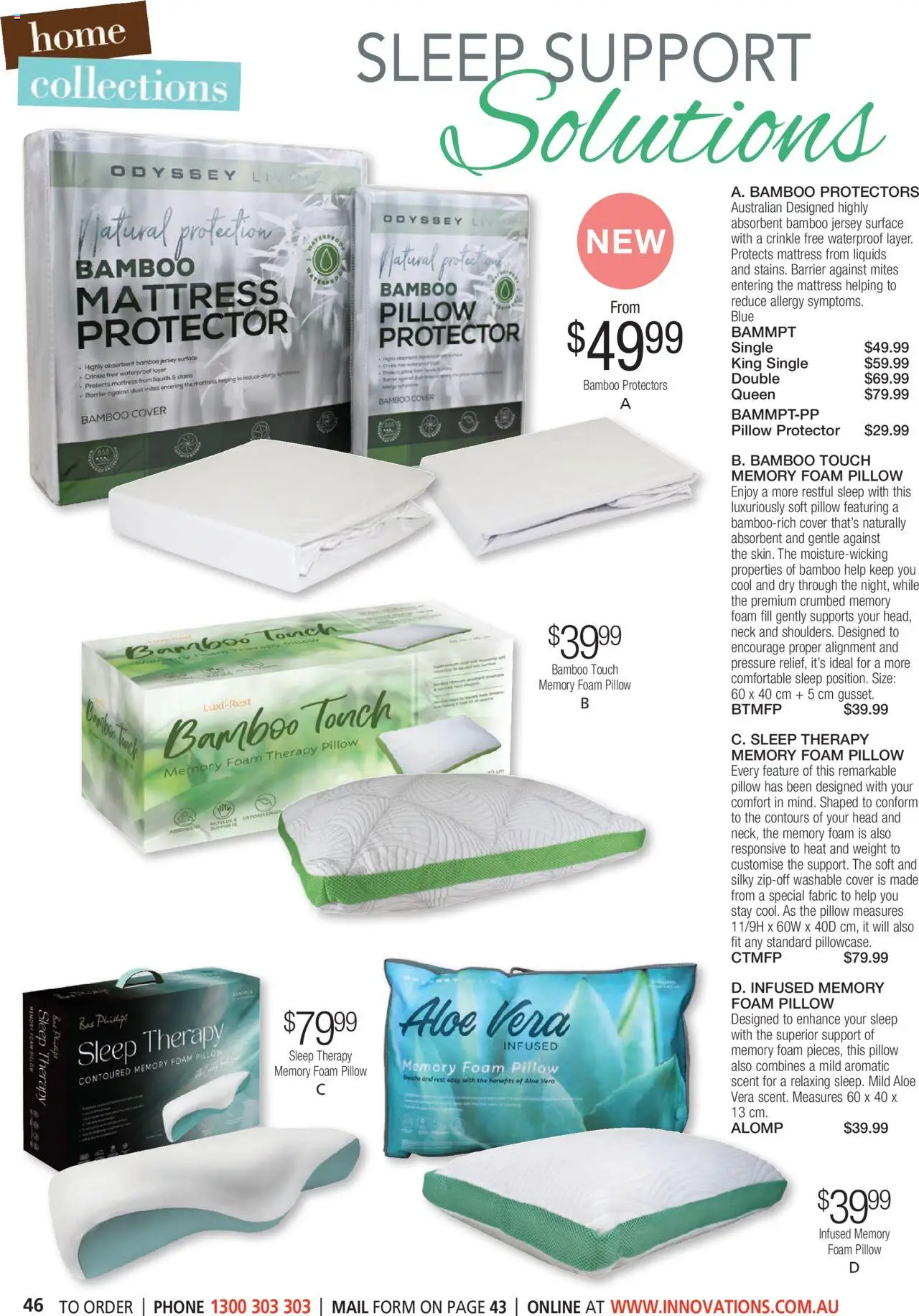 Innovations catalogue - valid from 22.10.2025 | Page: 46 | Products: Phone, Weight, Pillow, Allergy