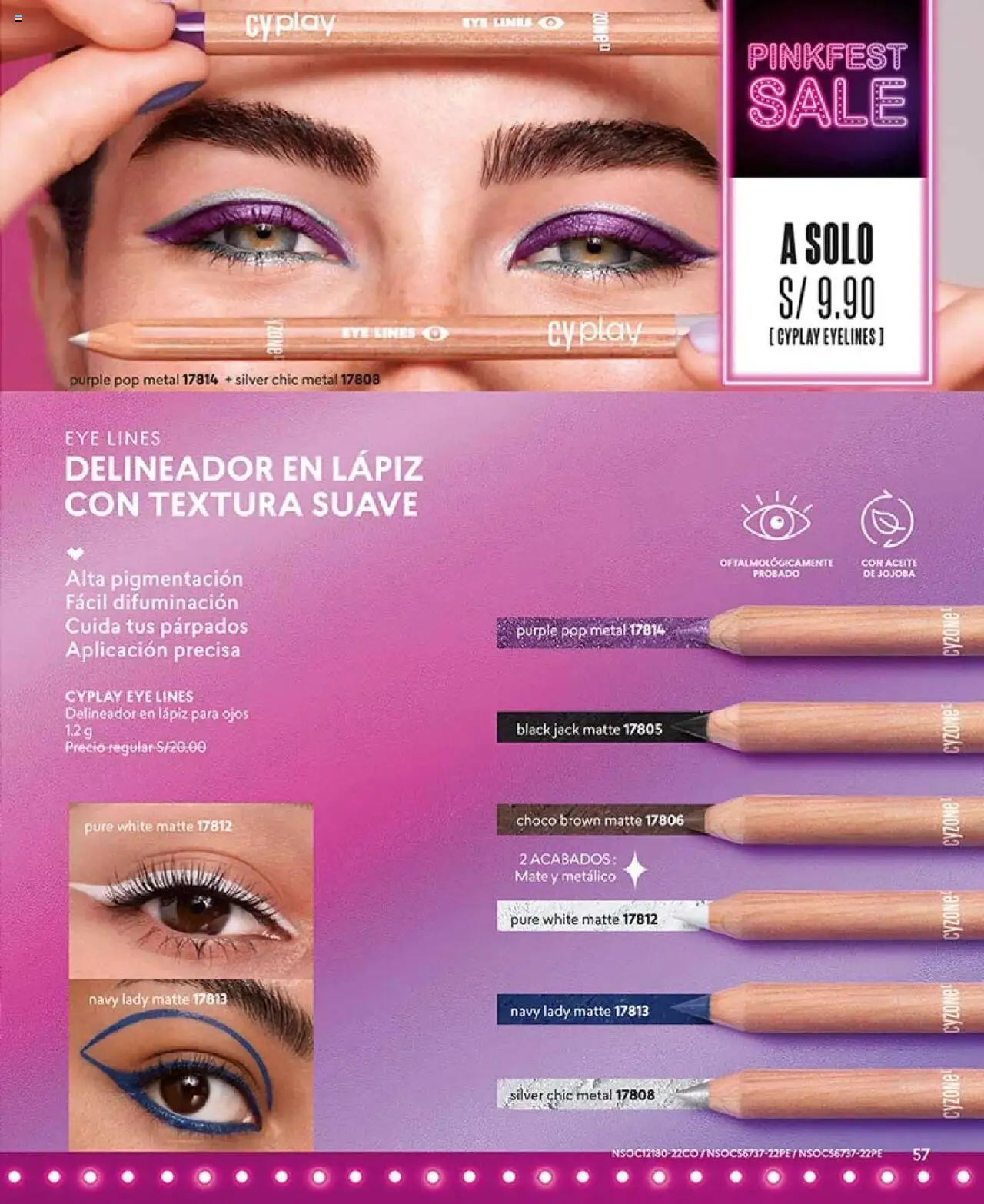 Catálogo CyZone válido desde 25.08.2025 | Página: 57 | Productos: Delineador, Aceite