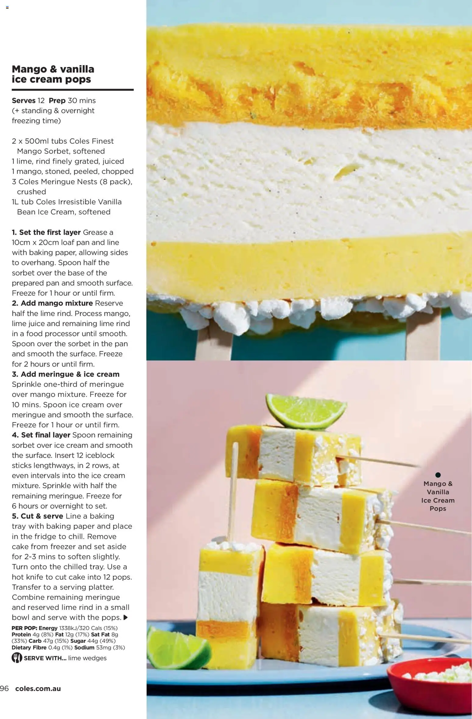 Coles catalogue - valid from 02.01.2026 | Page: 96 | Products: Ice cream, Sugar, Mango, Food processor