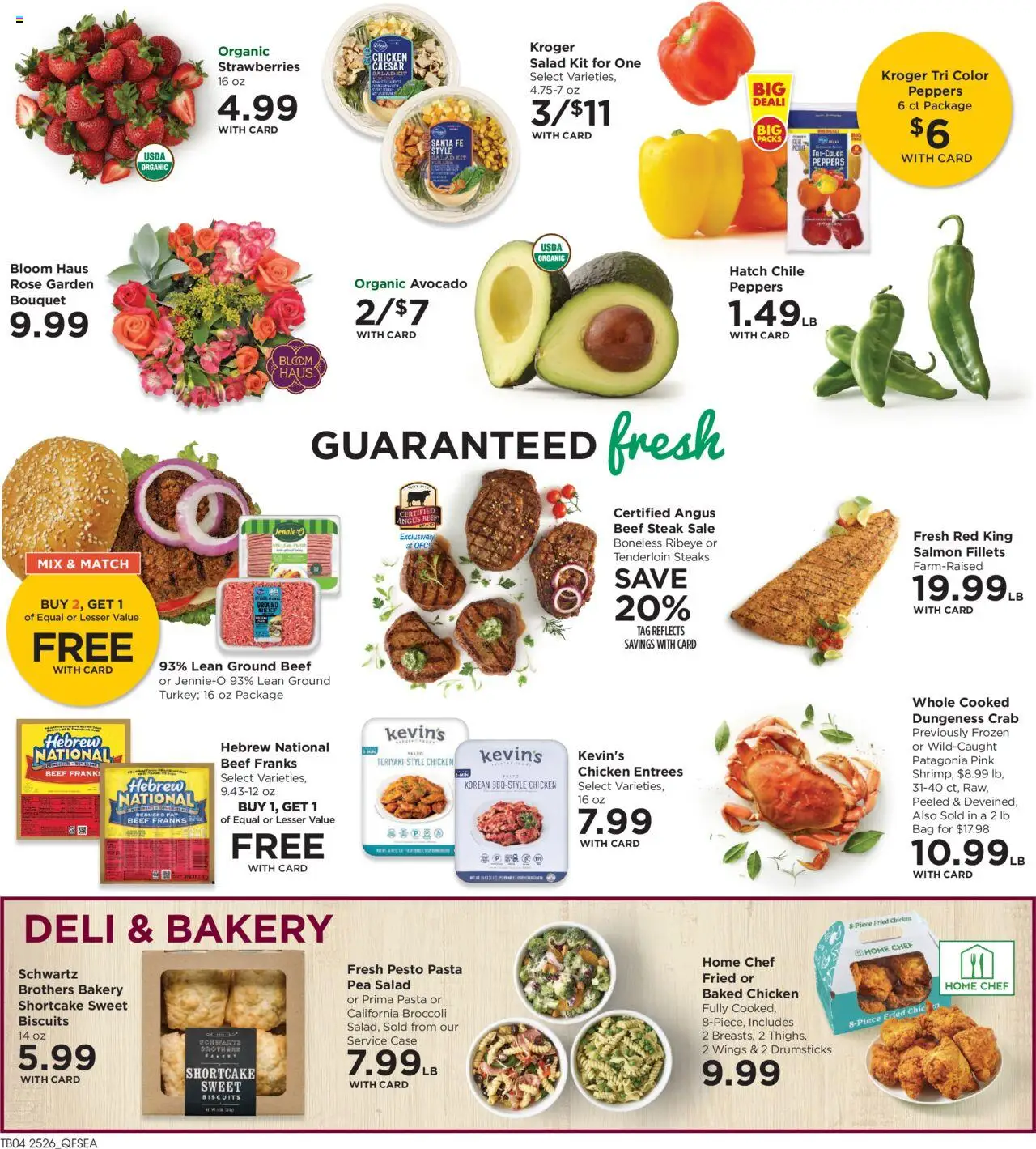 QFC Weekly Ad - OR - valid from 30.07.2025 | Page: 9 | Products: Beef, Pasta, Pea, Case