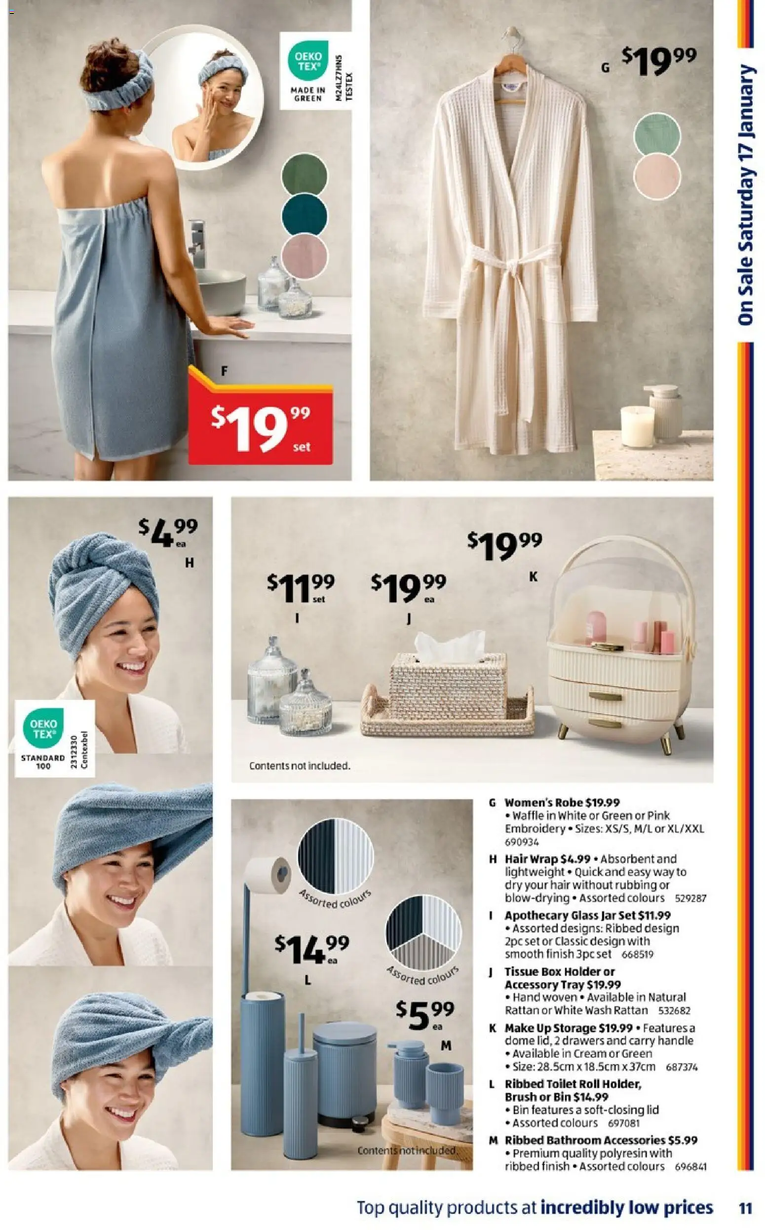 Aldi catalogue - valid from 14.01.2026 | Page: 11 | Products: Toilet, Brush, Cream, Accessories