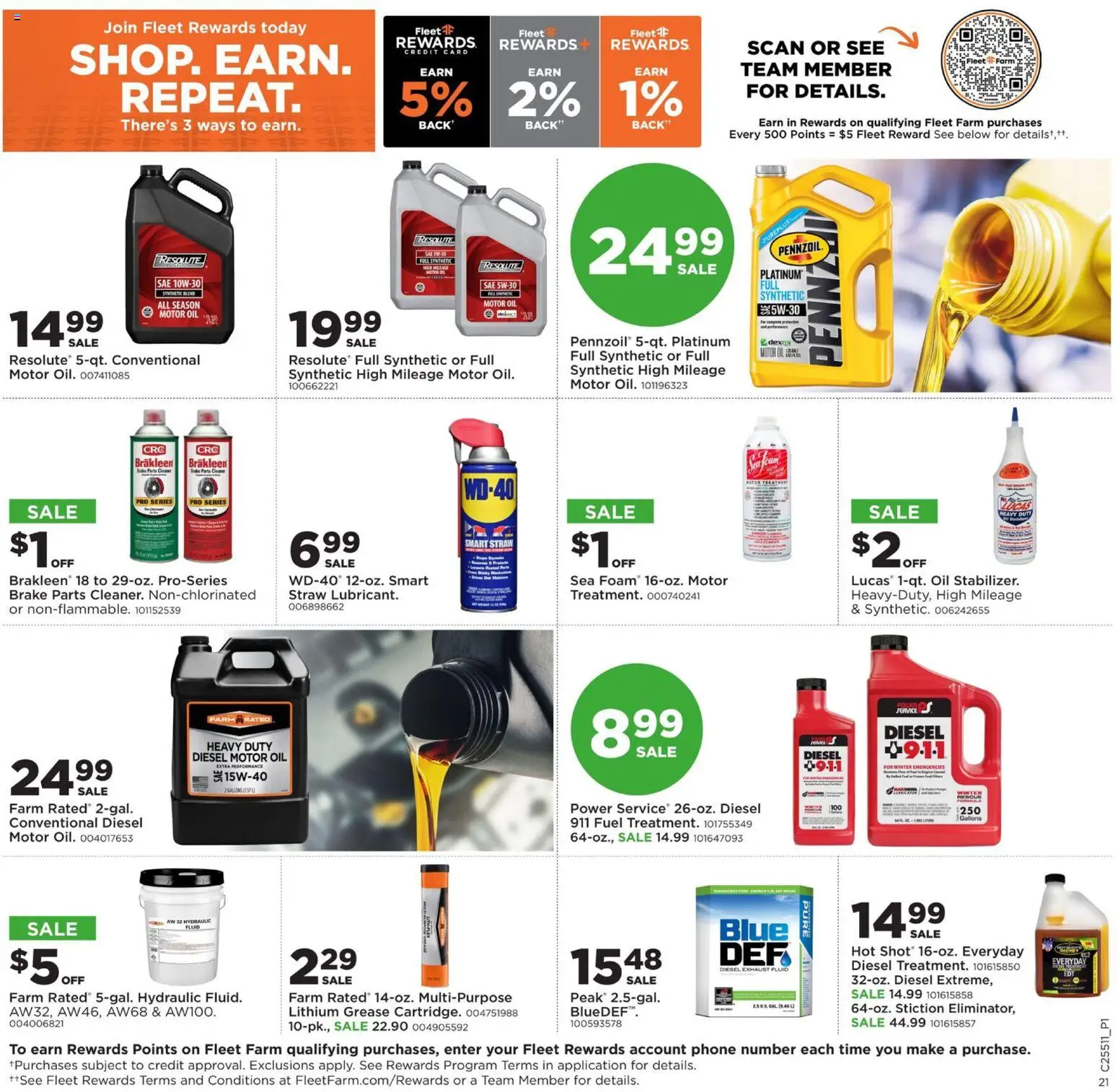 Mills Fleet Farm Weekly Ad - valid from 18.12.2025 | Page: 25 | Products: Oil, Motor Oil, Phone