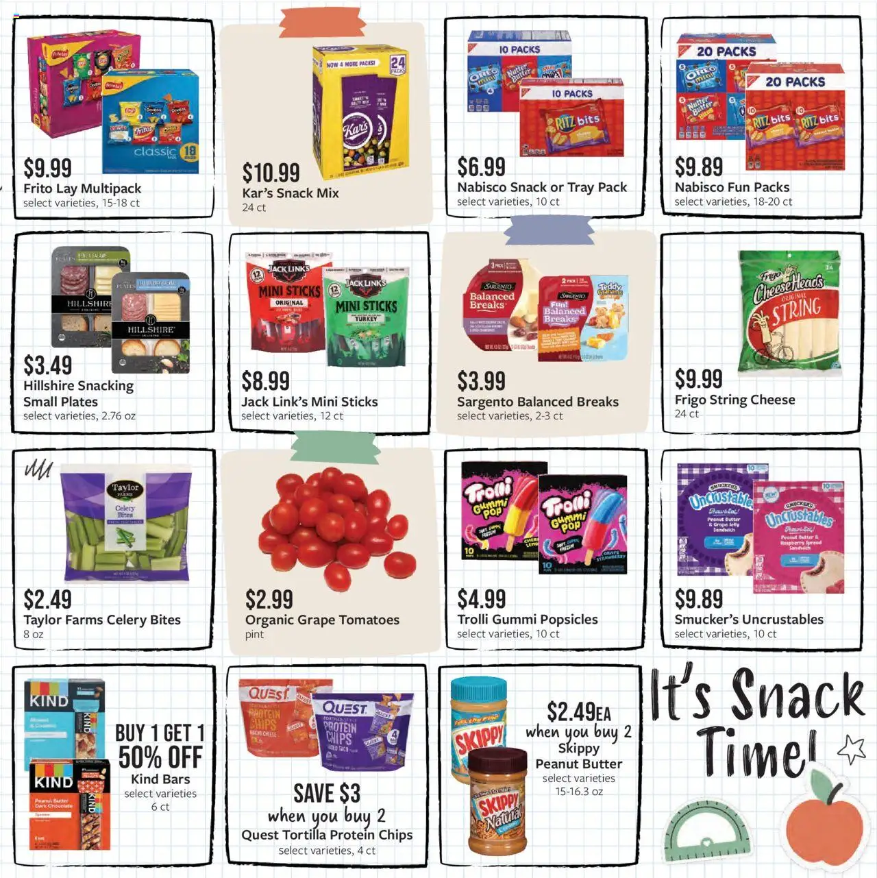 Fareway Weekly Ad - valid from 04.08.2025 | Page: 13 | Products: Butter, Cheese, Chips, Raspberry