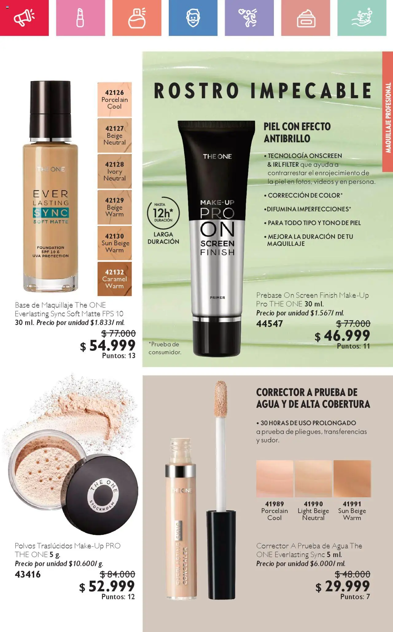 Oriflame revista - valida desde el 02.08.2025 | Página: 103 | Productos: Base de maquillaje, Maquillaje, Uva, Corrector