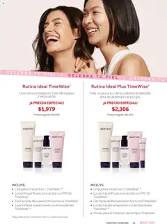 Vista previa de Loción Facial Hidratante Intensiva MK Men, Además de aumentar la hidratación por 12 horas*, incluye resveratrol, un potente antioxidante que combate los radicales libres, y extracto de plancton, un reconocido ingrediente calmante., nuevo folleto de la tienda, válido en México a partir del 01.09.2025 | Página: 61