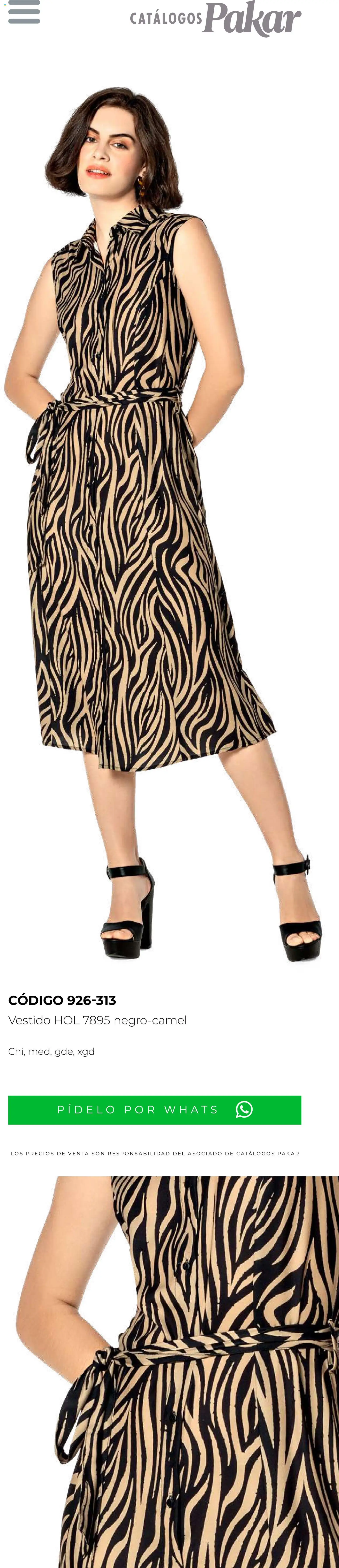 Nuevas ofertas de SC Pakar válidas en toda la República Mexicana desde el 21.11.2025. ¡Encuentra las mejores ofertas en SC Pakar catálogo Vámonos De Fiesta! | Página: 21 | Productos: Vestido