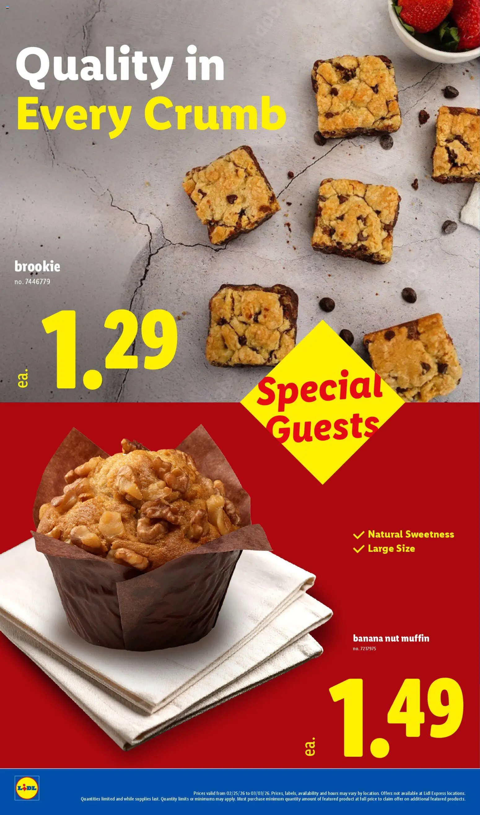 Lidl Weekly Ad - valid from 25.02.2026 | Page: 8 | Products: Muffin
