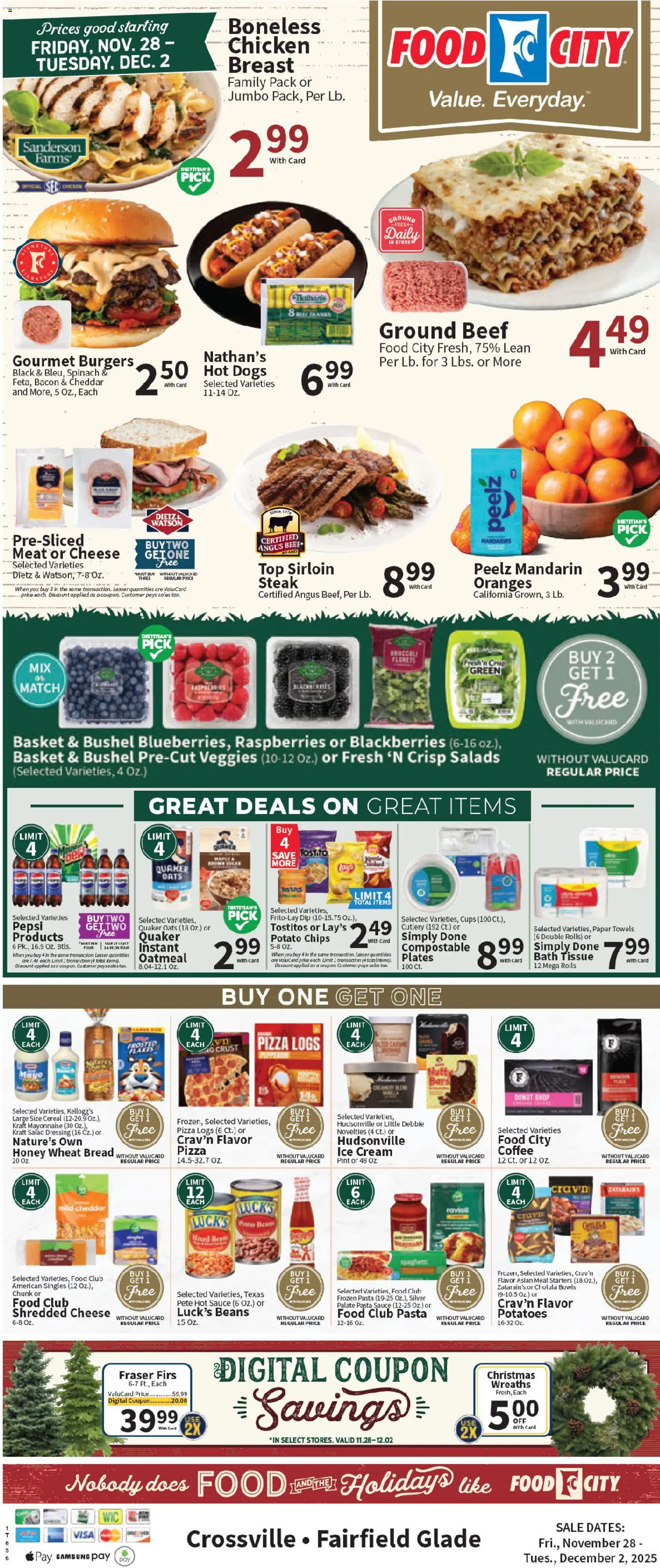 Food City Black Friday - valid from 28.11.2025 | Page: 3 | Products: Bath, Pasta, Sauce, Hot Dogs