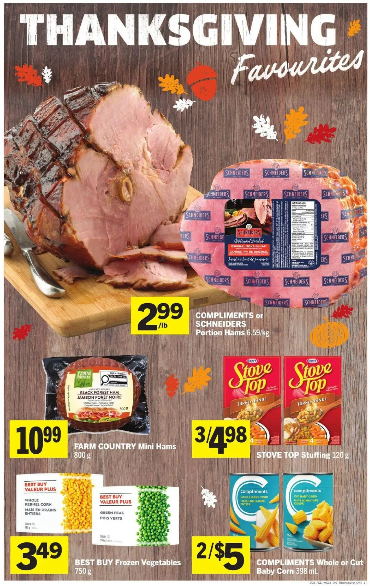Foodland flyer valid from 09.10.2025 | Page: 3 | Products: Stove, Ham