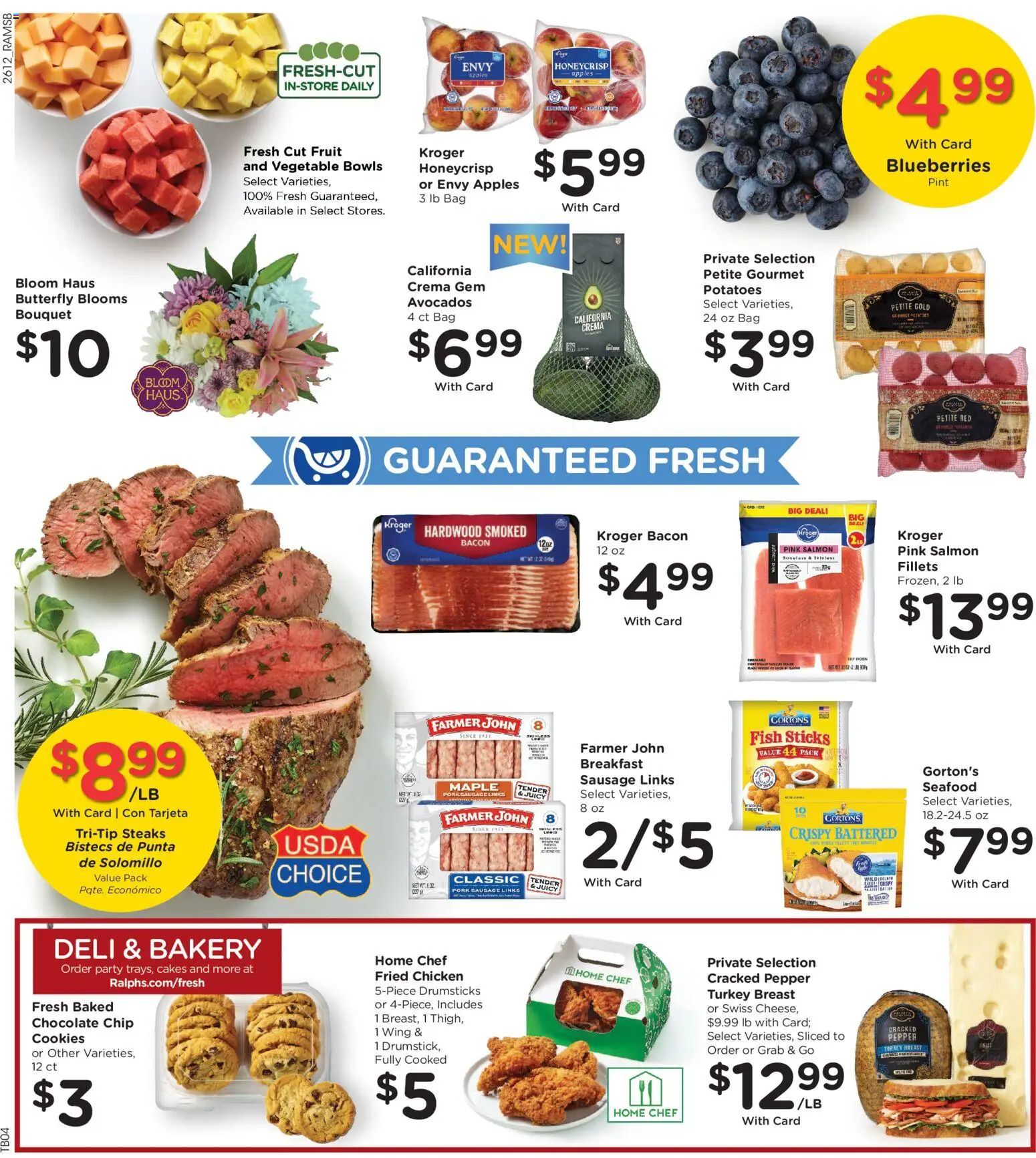 Ralphs Weekly Ad - valid from 22.04.2026 | Page: 9 | Products: Chocolate, Pork, Potatoes, Bag