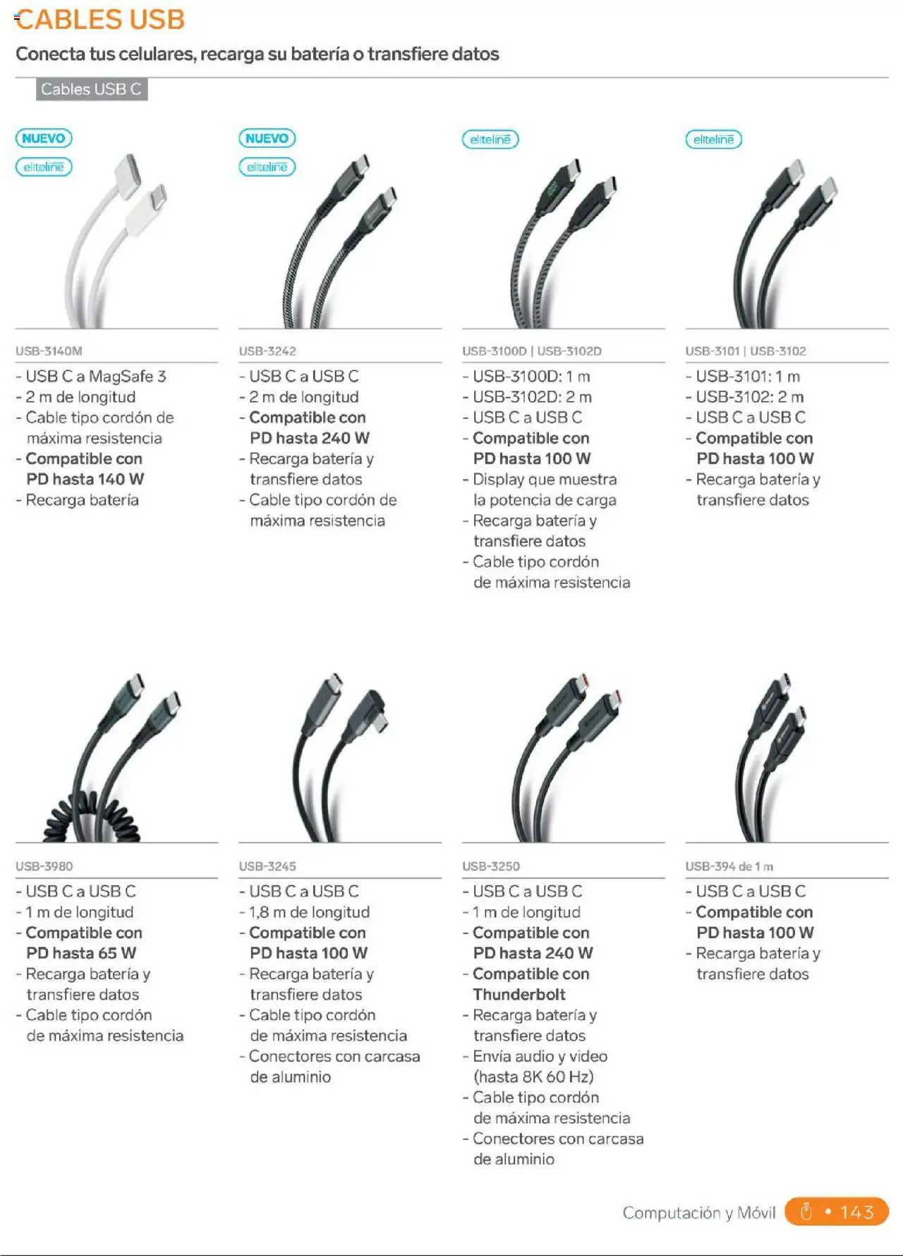 Nuevas ofertas de Steren válidas en toda la República Mexicana desde el 01.01.2025. ¡Encuentra las mejores ofertas en Steren catálogo! | Página: 161 | Productos: Usb, Cable, Batería, Video