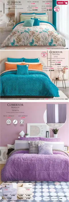 Vista previa de Colchas Concord catálogo, nuevo folleto de la tienda, válido en México a partir del 01.02.2026 | Página: 163