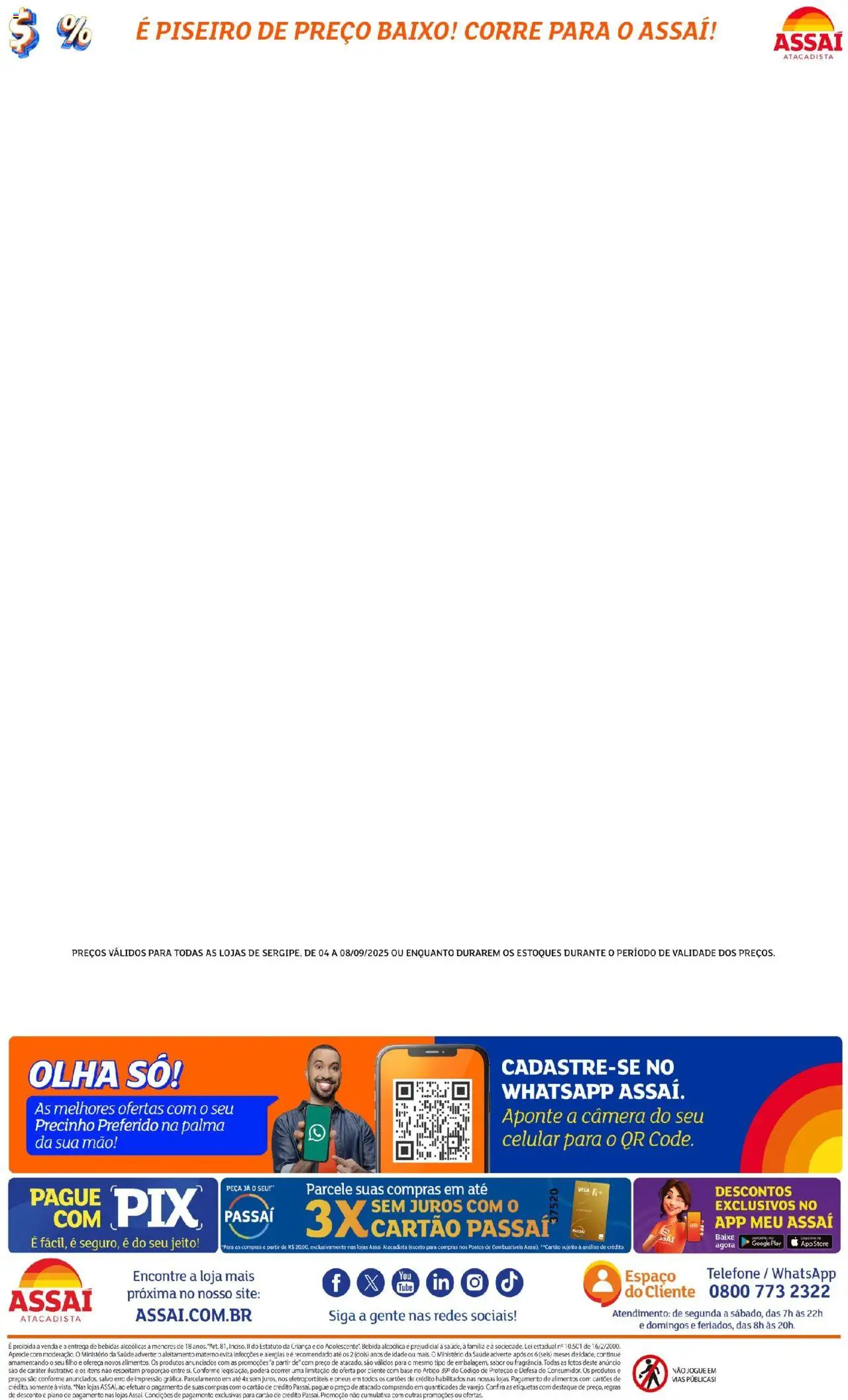 Assaí Atacadista Folheto - válido de 04.09.2025 | Página: 2 | Produtos: Celular, Base, Baixo, Telefone