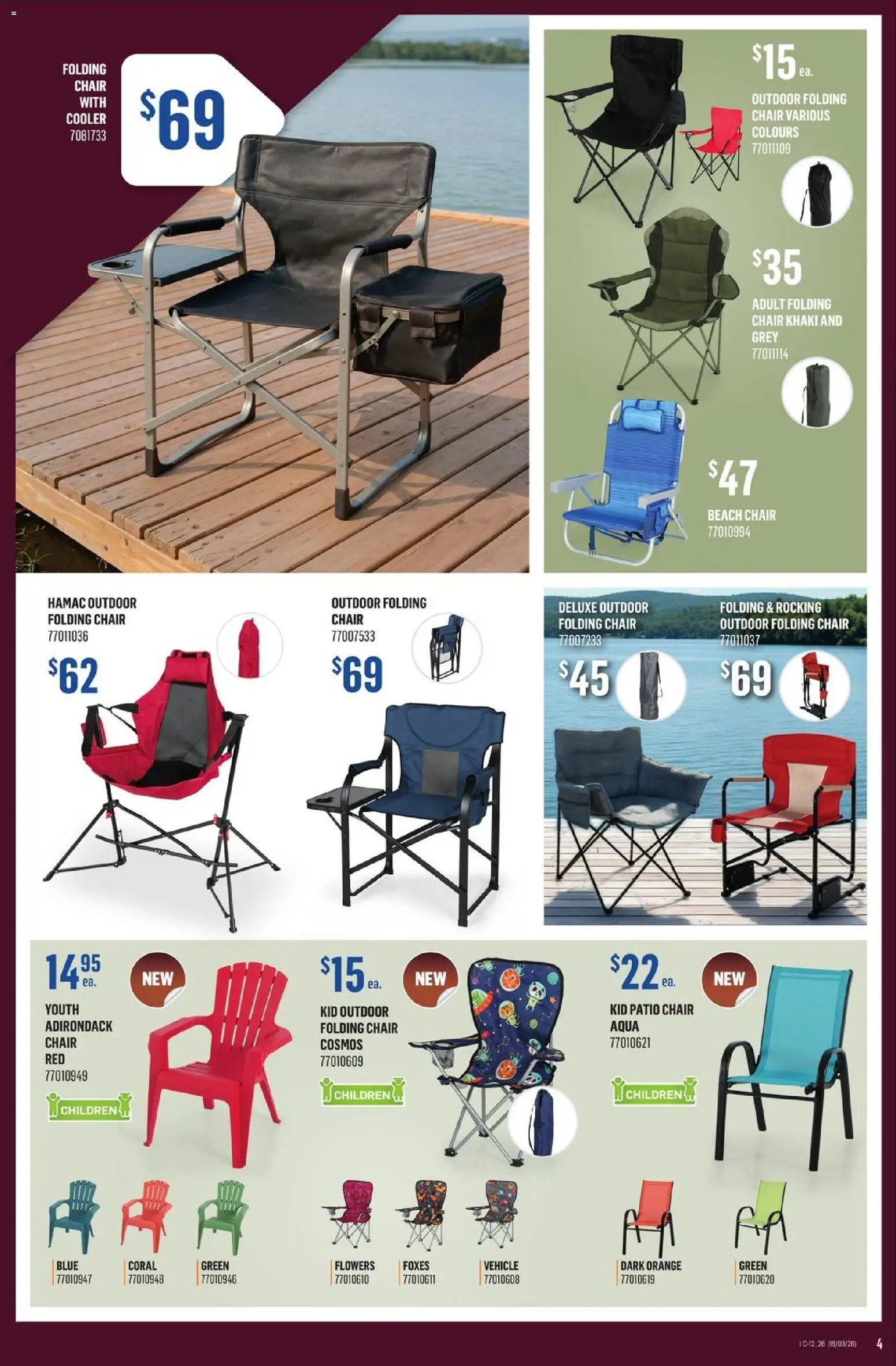 Canac flyer valid from 19.03.2026 | Page: 4 | Products: Chair