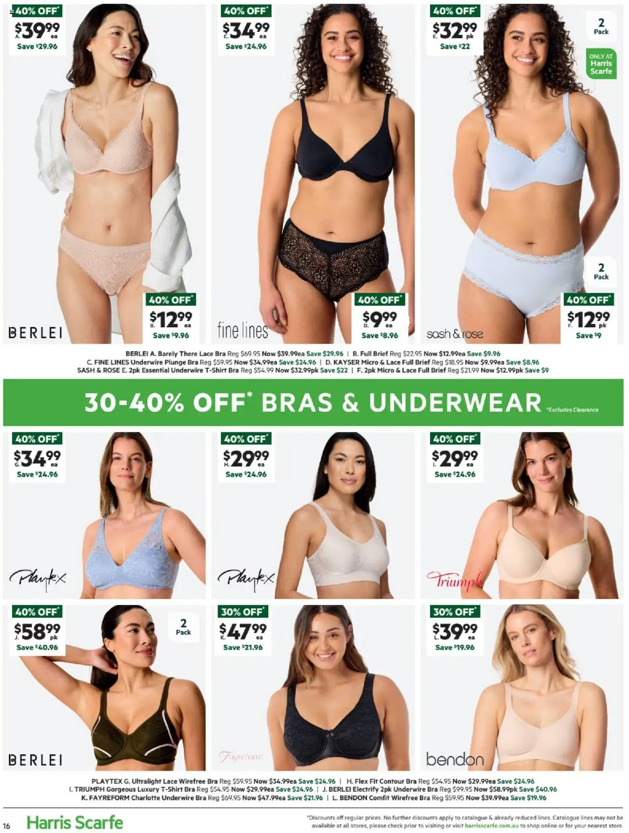 Harris Scarfe catalogue - valid from 19.09.2025 | Page: 16 | Products: Underwear, Bra, Contour