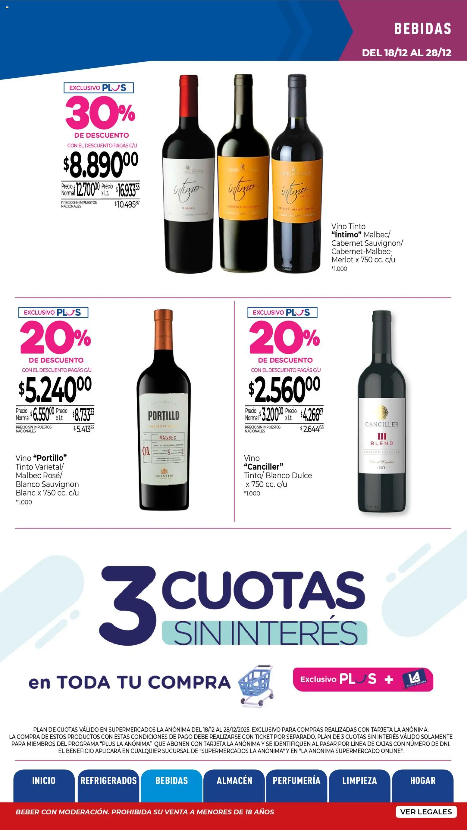 La Anonima Insuperables │ válido desde el 18.12.2025 | Página: 13 | Productos: Vino