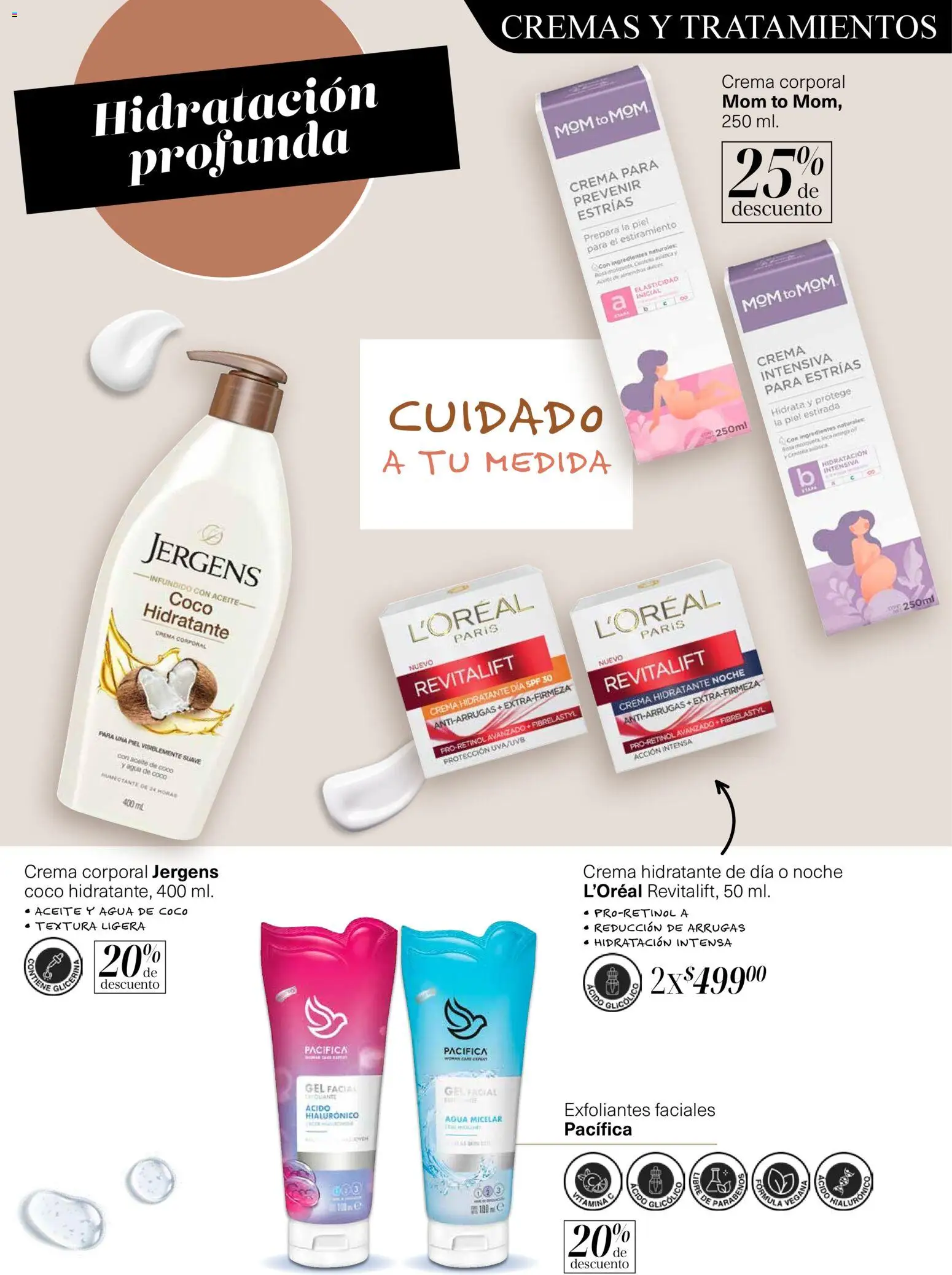 Nuevas ofertas de Soriana válidas en toda la República Mexicana desde el 30.10.2025. ¡Encuentra las mejores ofertas en Soriana - Descubre tu belleza Glowing Híper Nacional! | Página: 17 | Productos: Crema, Aceite, Agua micelar, Crema corporal