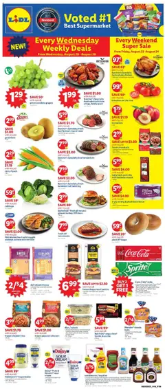 Preview of Lidl weekly ads valid from 20.08.2025