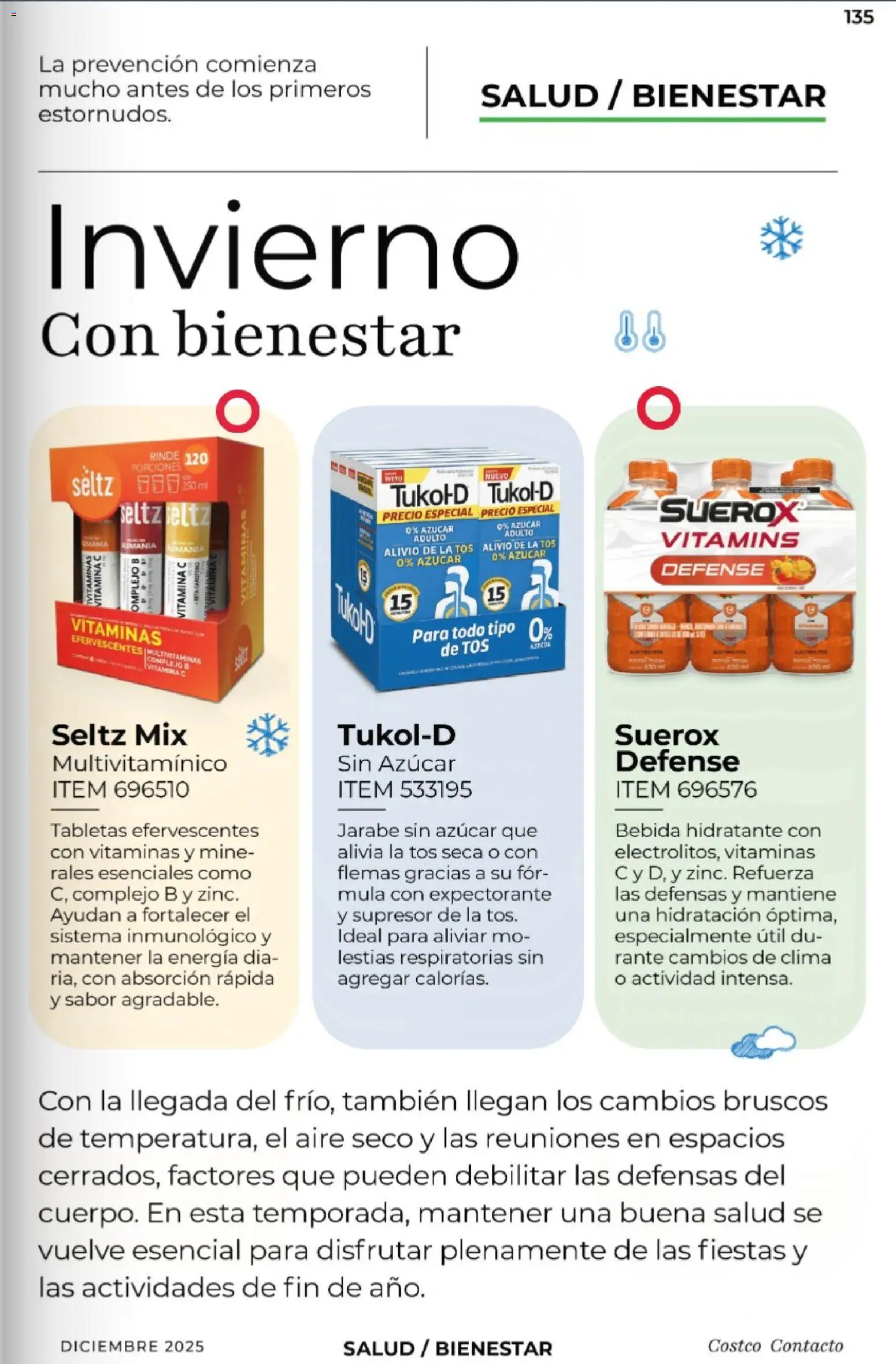 Nuevas ofertas de Costco válidas en toda la República Mexicana desde el 01.12.2025. ¡Encuentra las mejores ofertas en Costco Revista Diciembre! | Página: 135 | Productos: Azúcar, Vitaminas