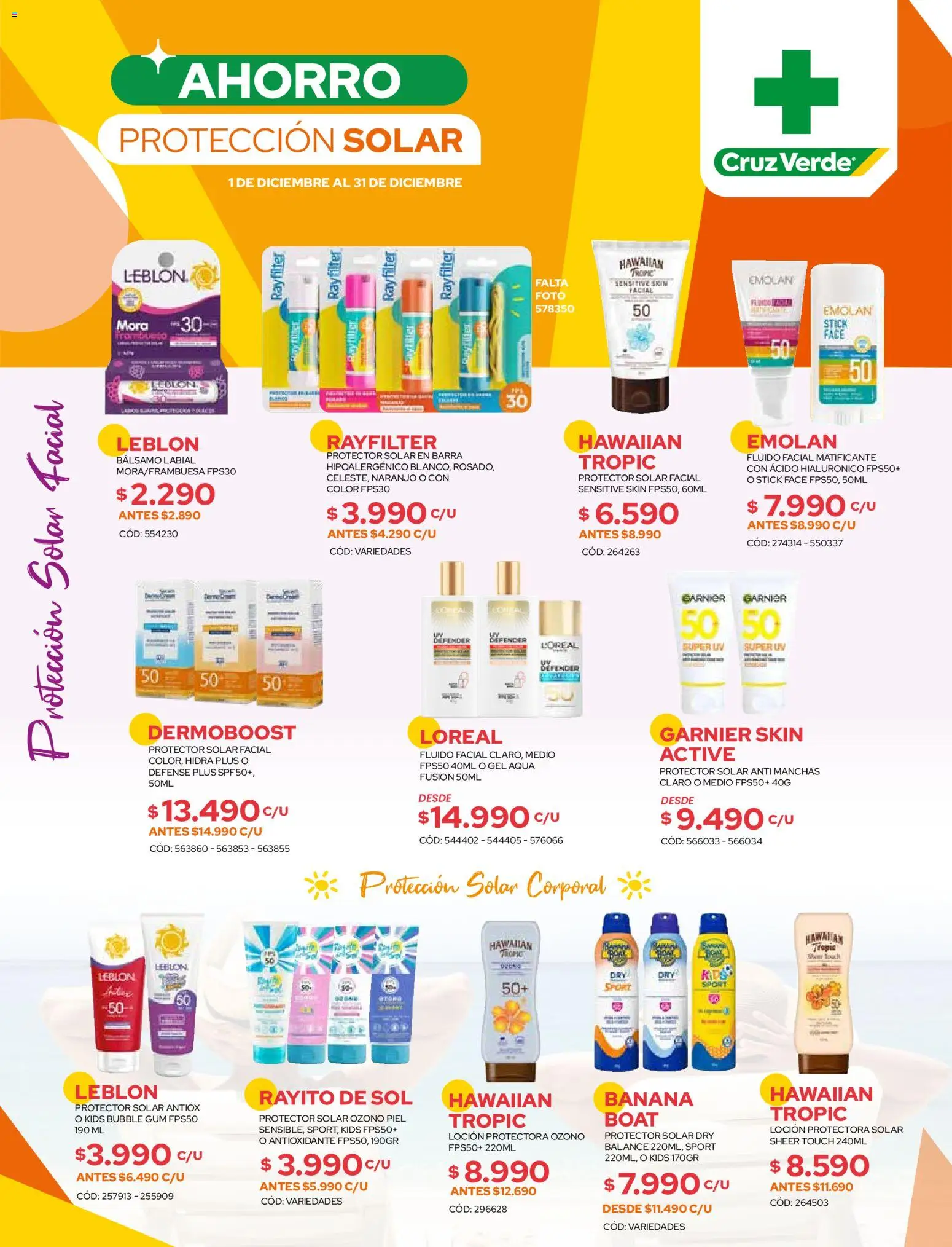 Solares Cruz Verde │ válido desde el 05.12.2025 | Página: 1 | Productos: Loción, Bálsamo, Protector solar, Labial