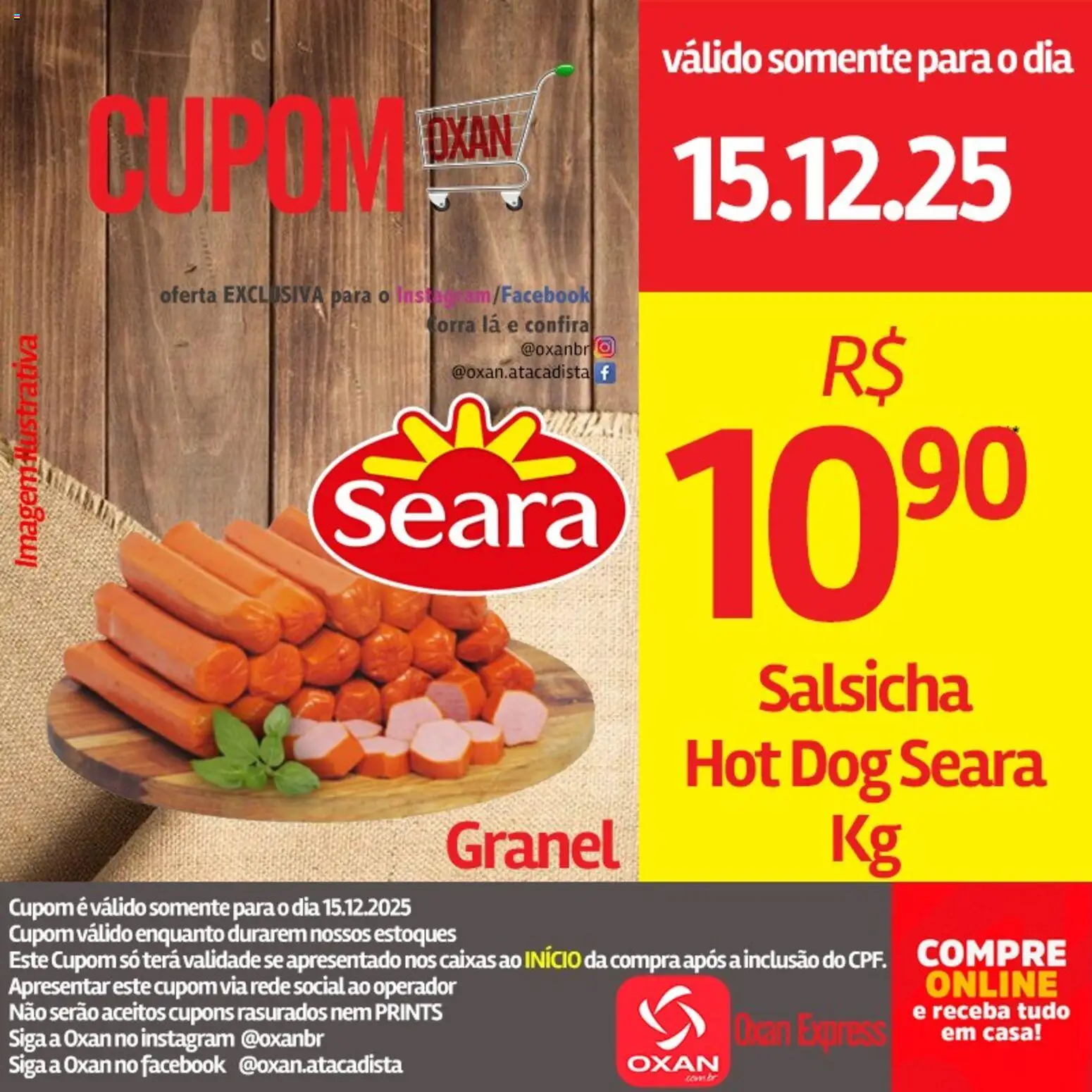 Oxan Atacadista Folheto - válido de 15.12.2025 | Página: 13 | Produtos: Salsicha