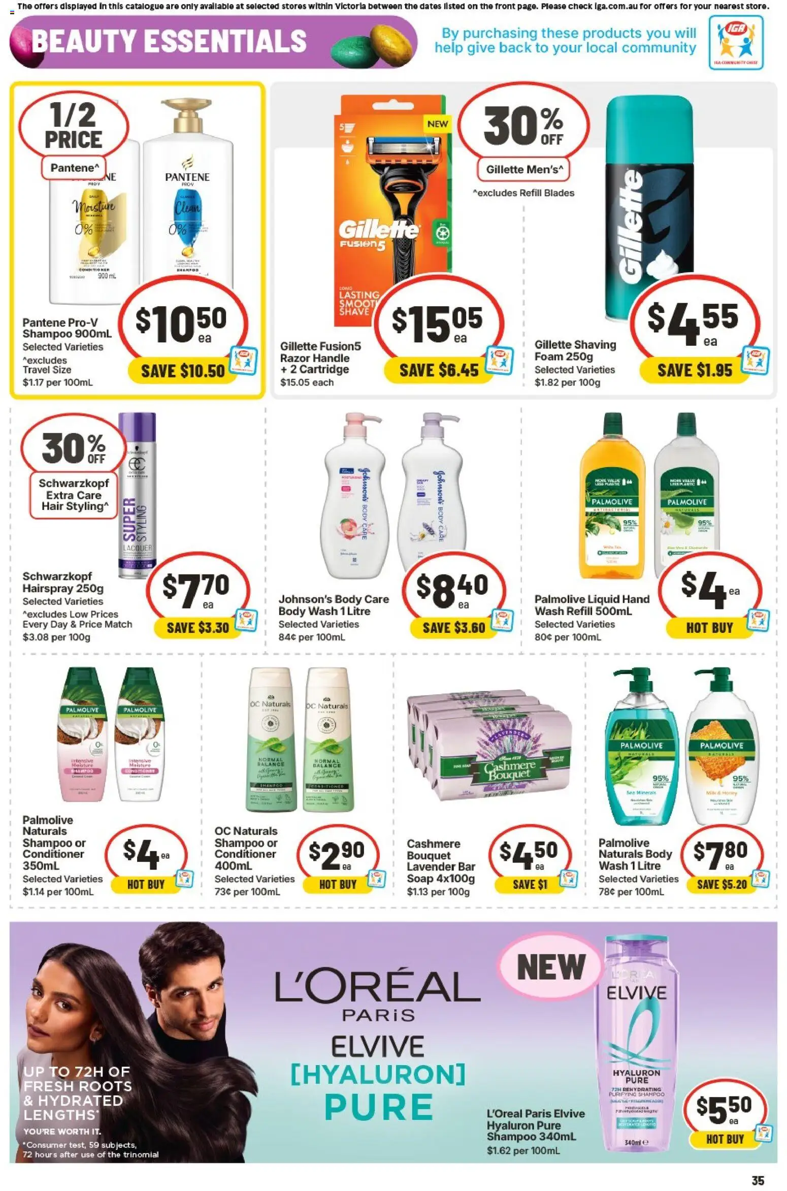 Ritchies catalogue - valid from 18.03.2026 | Page: 34 | Products: Shampoo, Conditioner, Honey, Soap