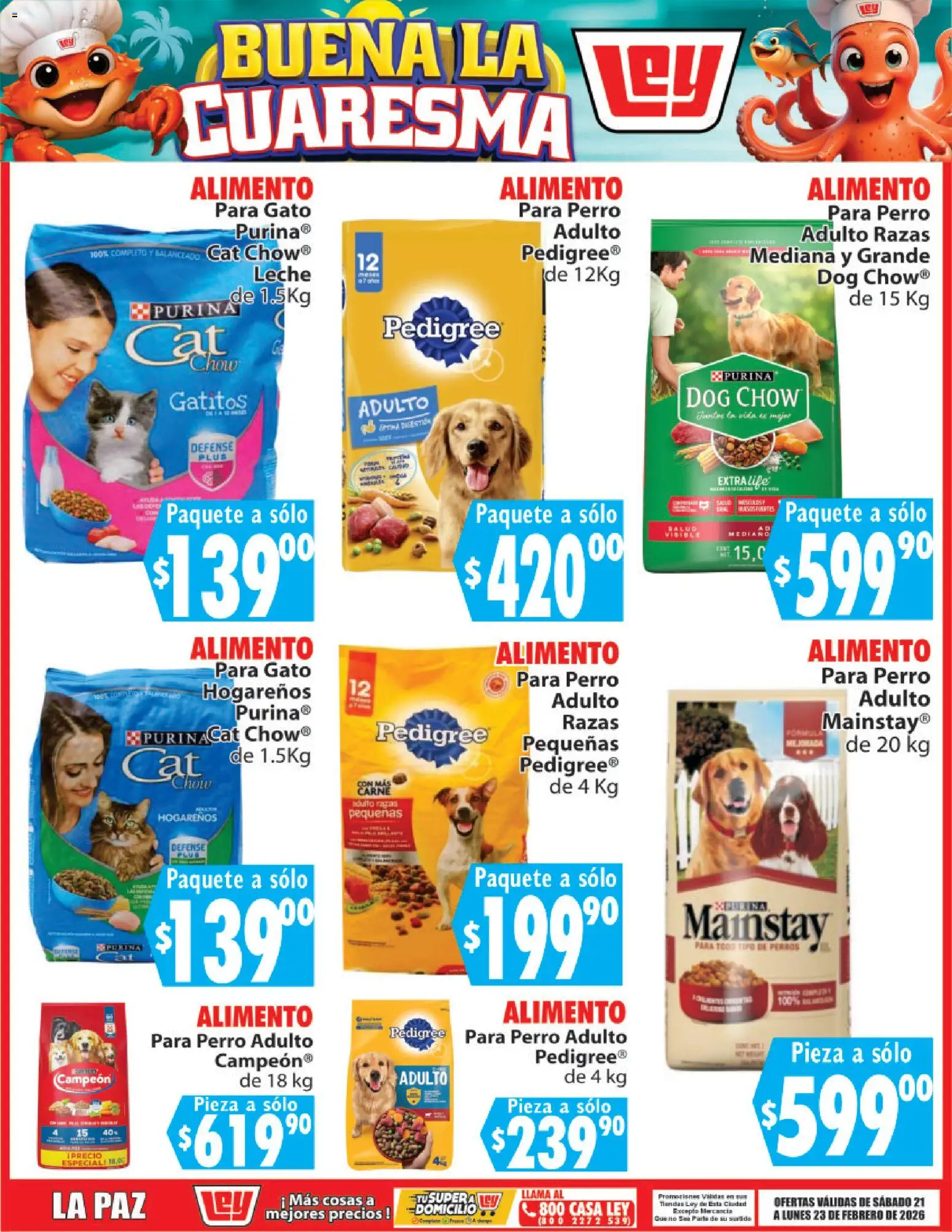 Nuevas ofertas de Casa Ley válidas en toda la República Mexicana desde el 21.02.2026. ¡Encuentra las mejores ofertas en Casa Ley folleto Buena la Cuaresma! | Página: 17 | Productos: Leche