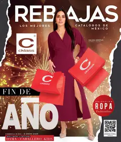 Vista previa de Cklass catálogo Rebajas fin de año ropa, nuevo folleto de la tienda, válido en México a partir del 15.12.2025