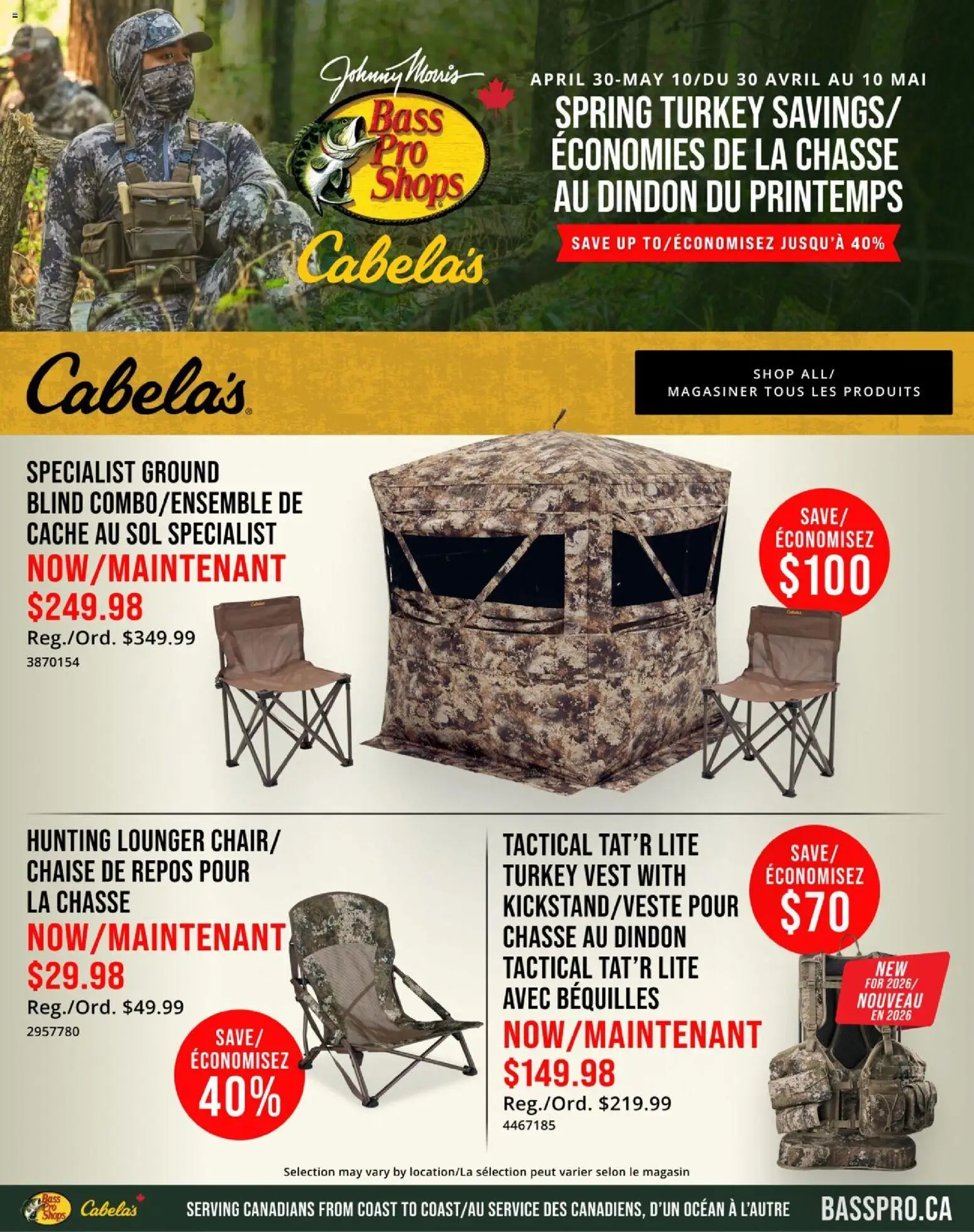 Cabelas Flyer from Apr 30, 2026 - Unlock Huge Savings | Canada