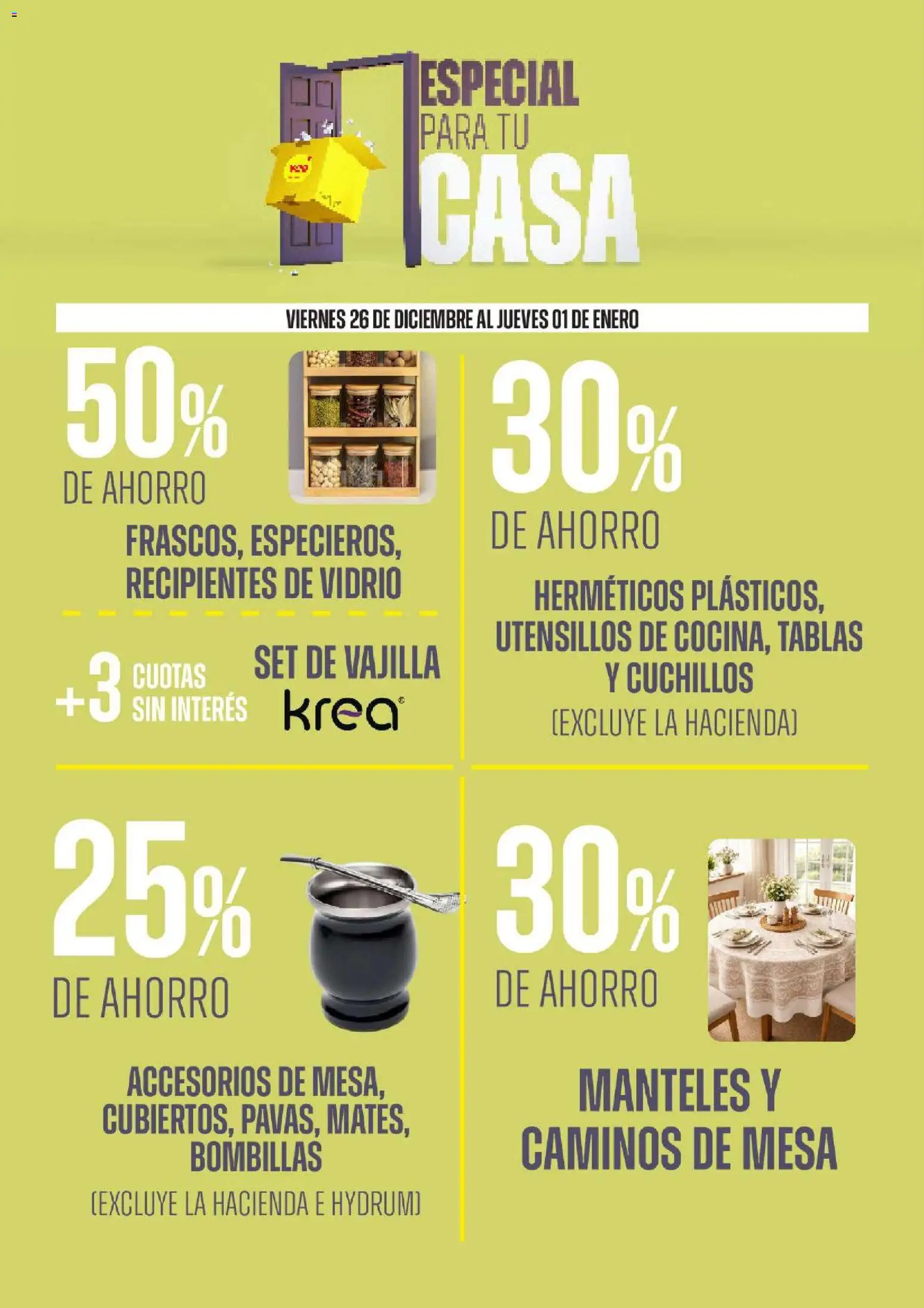 Vea - Ofertas especial para tu casa │ válido desde el 26.12.2025 | Página: 8 | Productos: Mesa