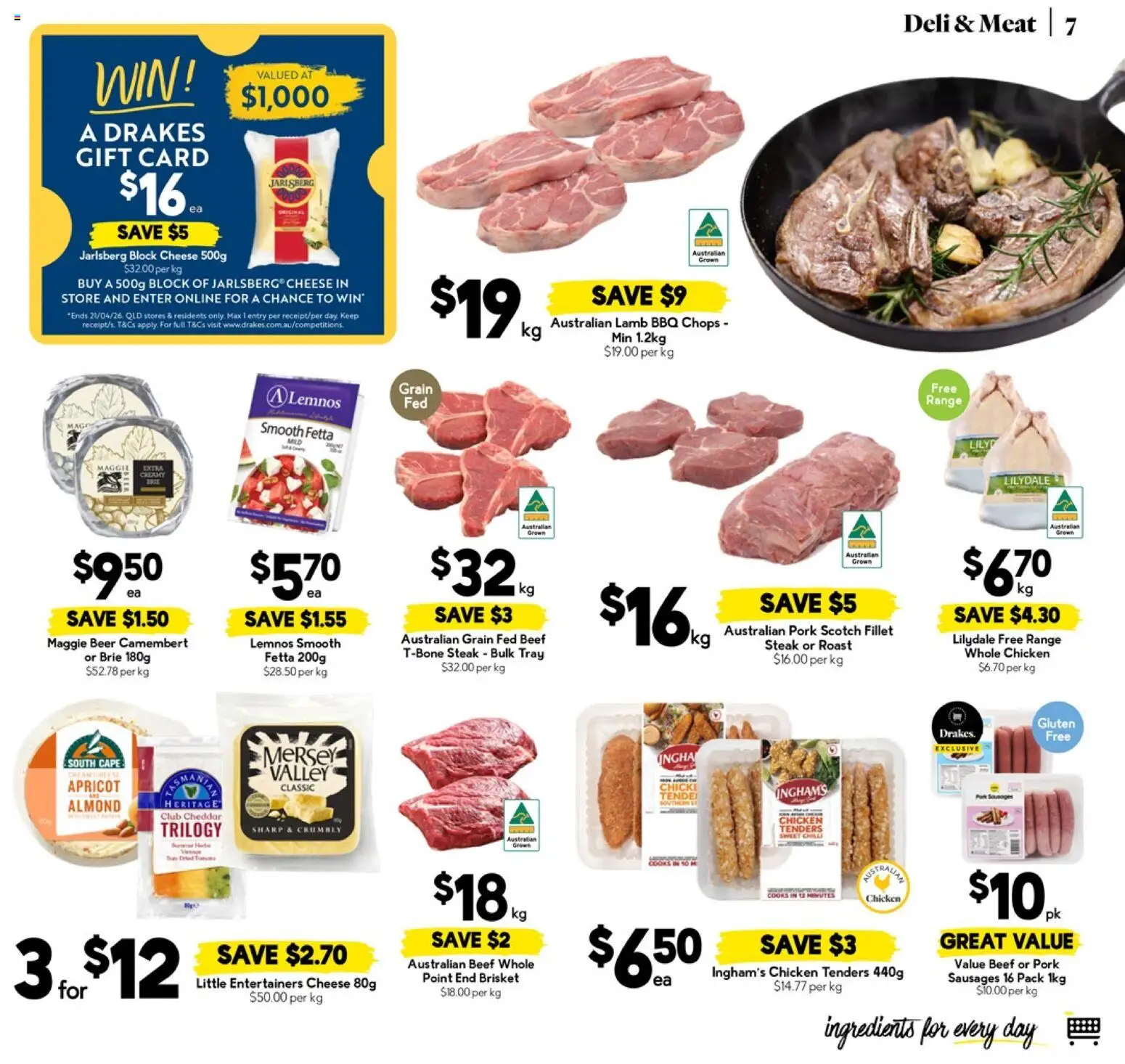 Drakes catalogue - valid from 15.04.2026 | Page: 7 | Products: Beer, Lamb, Steak, Chilli