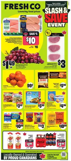Preview of FreshCo weekly flyer / circulaire from shop FreshCo valid from 30.10.2025