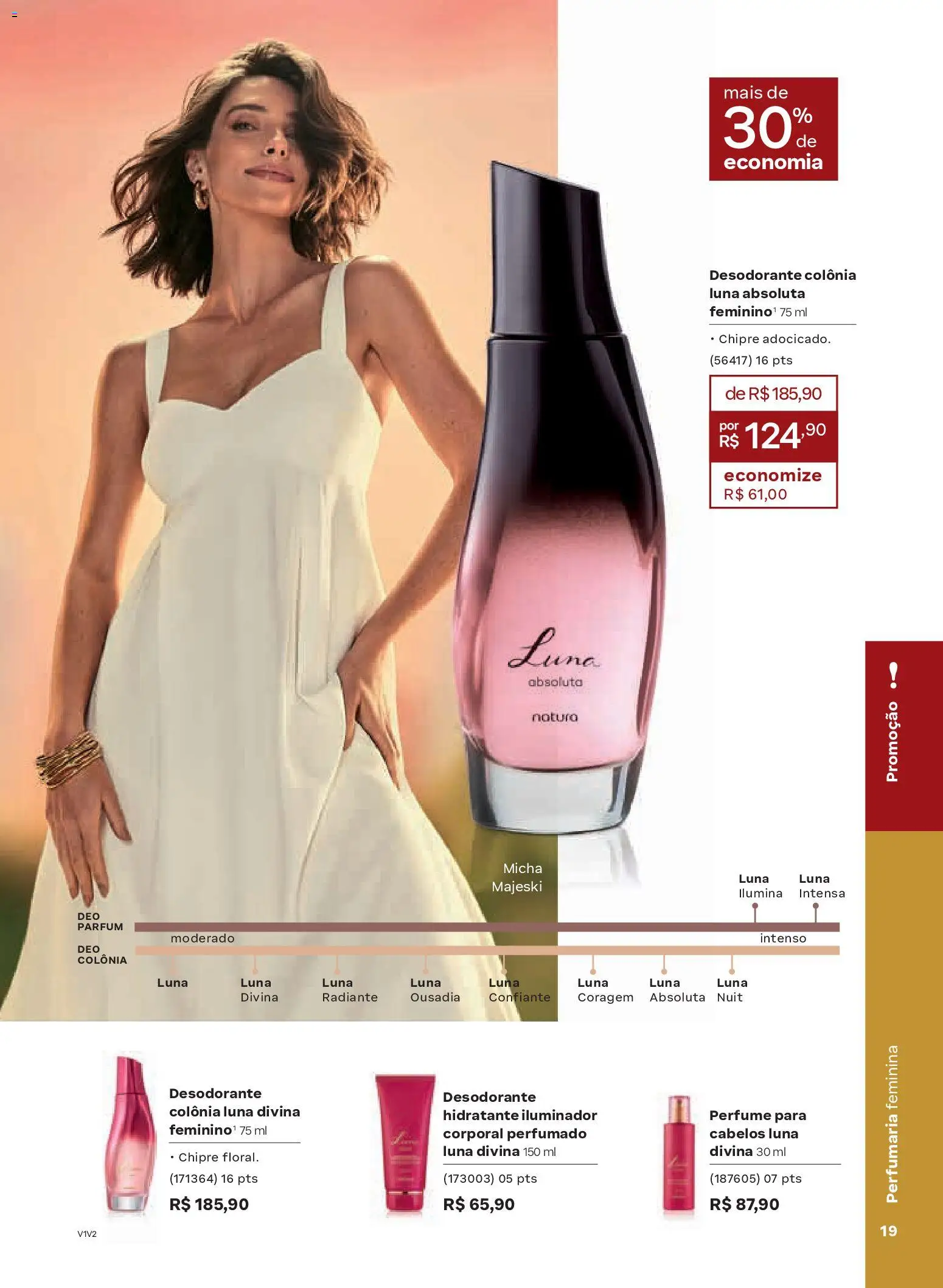 Natura Folheto - válido de 19.02.2026 | Página: 19 | Produtos: Perfume, Desodorante, Iluminador