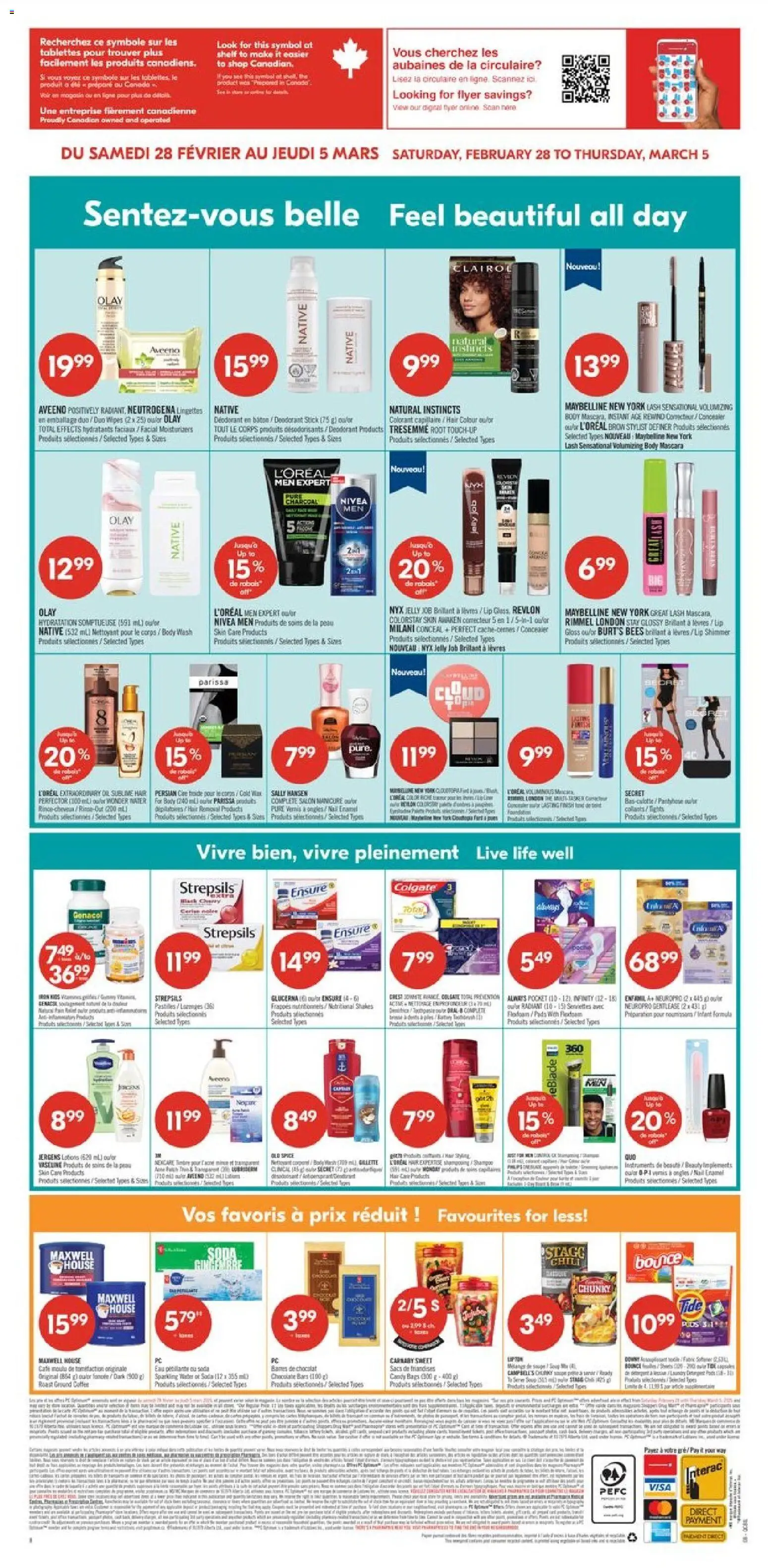 Pharmaprix flyer valid from 27.02.2026 | Page: 16 | Products: Concealer, Mascara, Shampoo, Deodorant