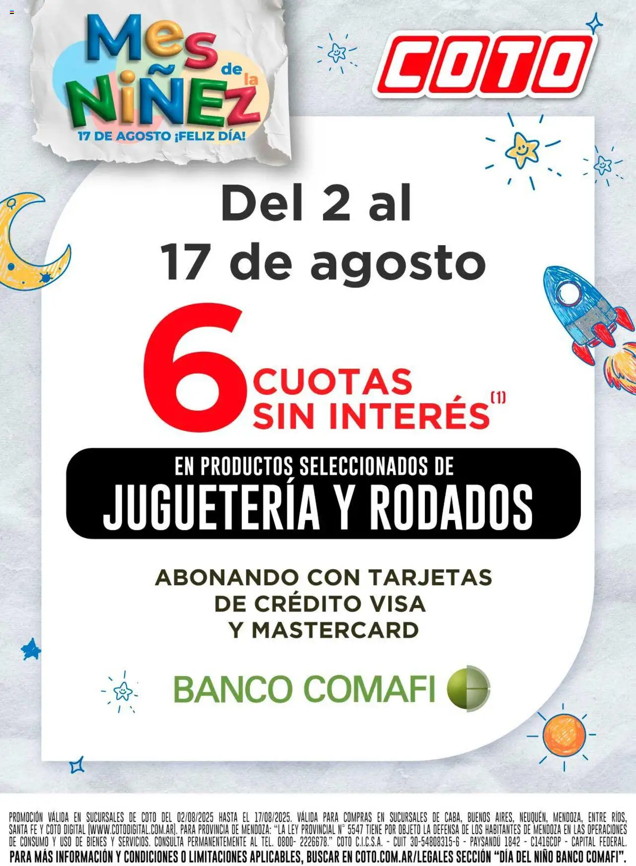 Coto Mes de la niñez │ válido desde el 02.08.2025 | Página: 2 | Productos: Banco