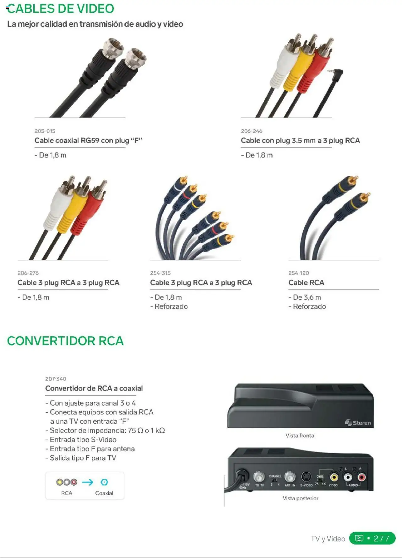 Nuevas ofertas de Steren válidas en toda la República Mexicana desde el 01.01.2025. ¡Encuentra las mejores ofertas en Steren catálogo! | Página: 295 | Productos: Audio, Cable, Video, Antena