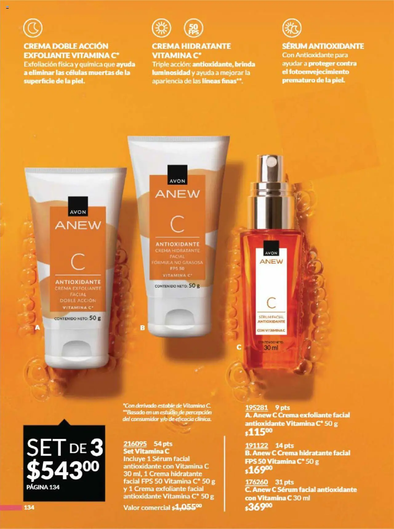 Nuevas ofertas de AVON válidas en toda la República Mexicana desde el 09.08.2025. ¡Encuentra las mejores ofertas en AVON - Campaña 13 2025! | Página: 143 | Productos: Serum, Crema, Exfoliante facial