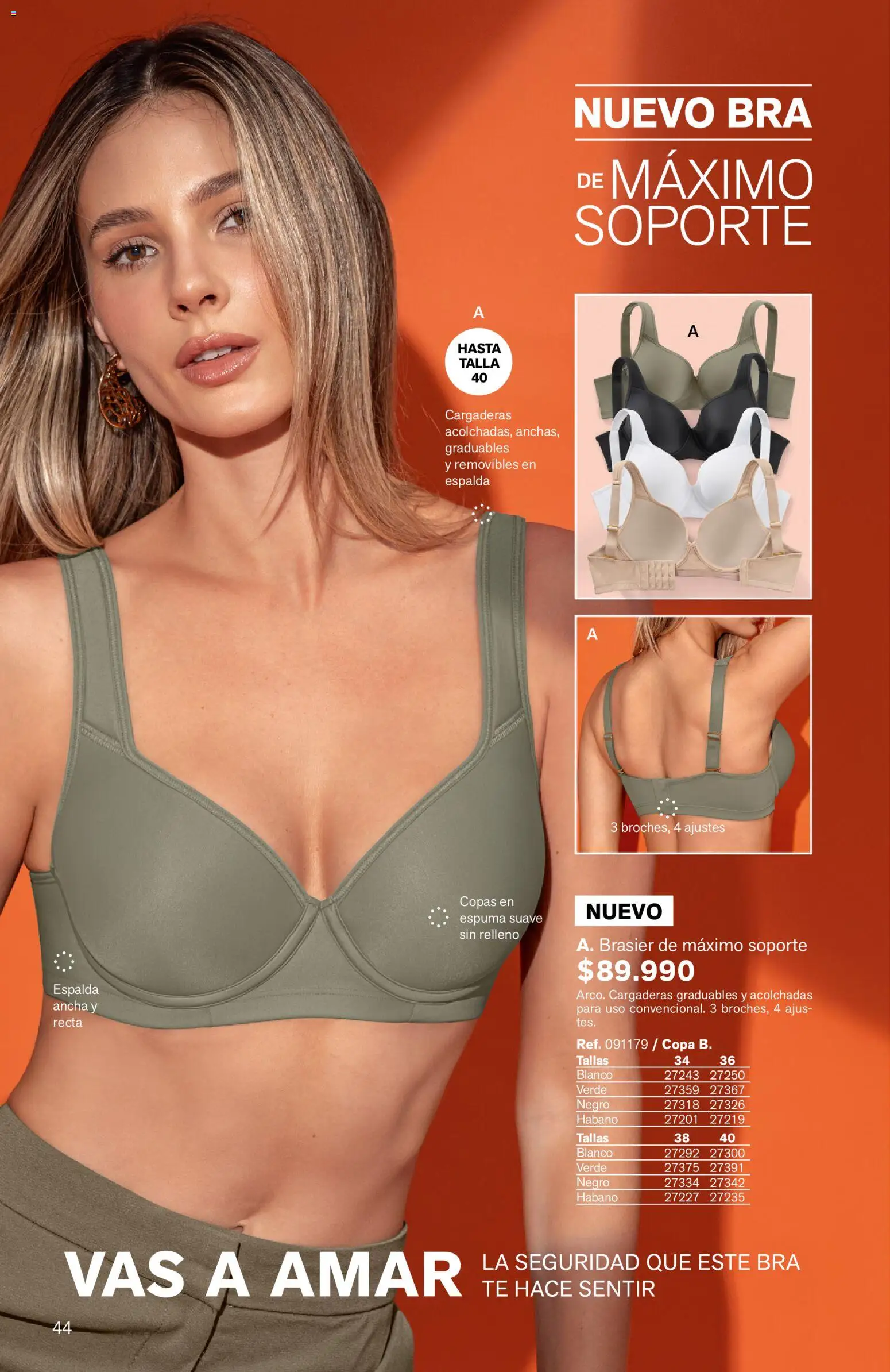Leonisa revista - valida desde el 03.04.2026 | Página: 44 | Productos: Té, Espuma, Brasier