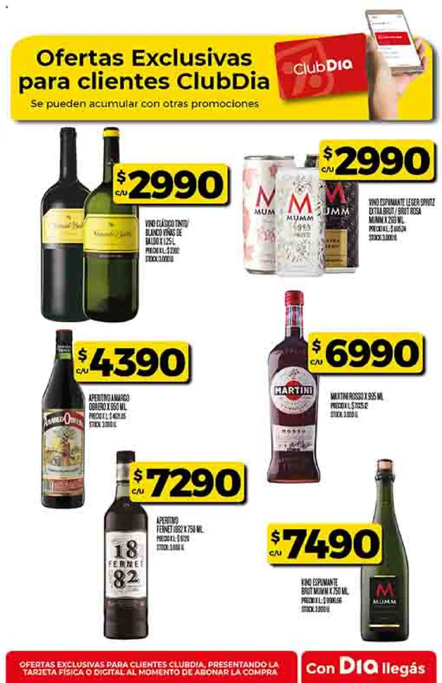 Supermercado DIA Ofertas │ válido desde el 05.11.2025 | Página: 47 | Productos: Fernet, Vino