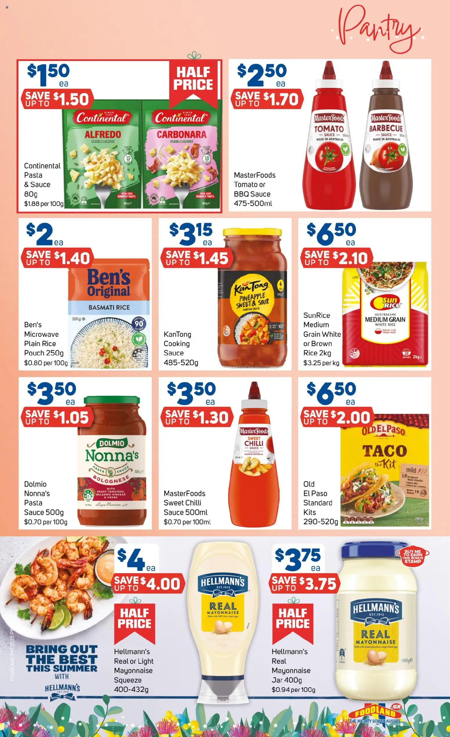 Foodland catalogue - valid from 19.11.2025 | Page: 15 | Products: BBQ Sauce, Rice, Chilli, Vinegar