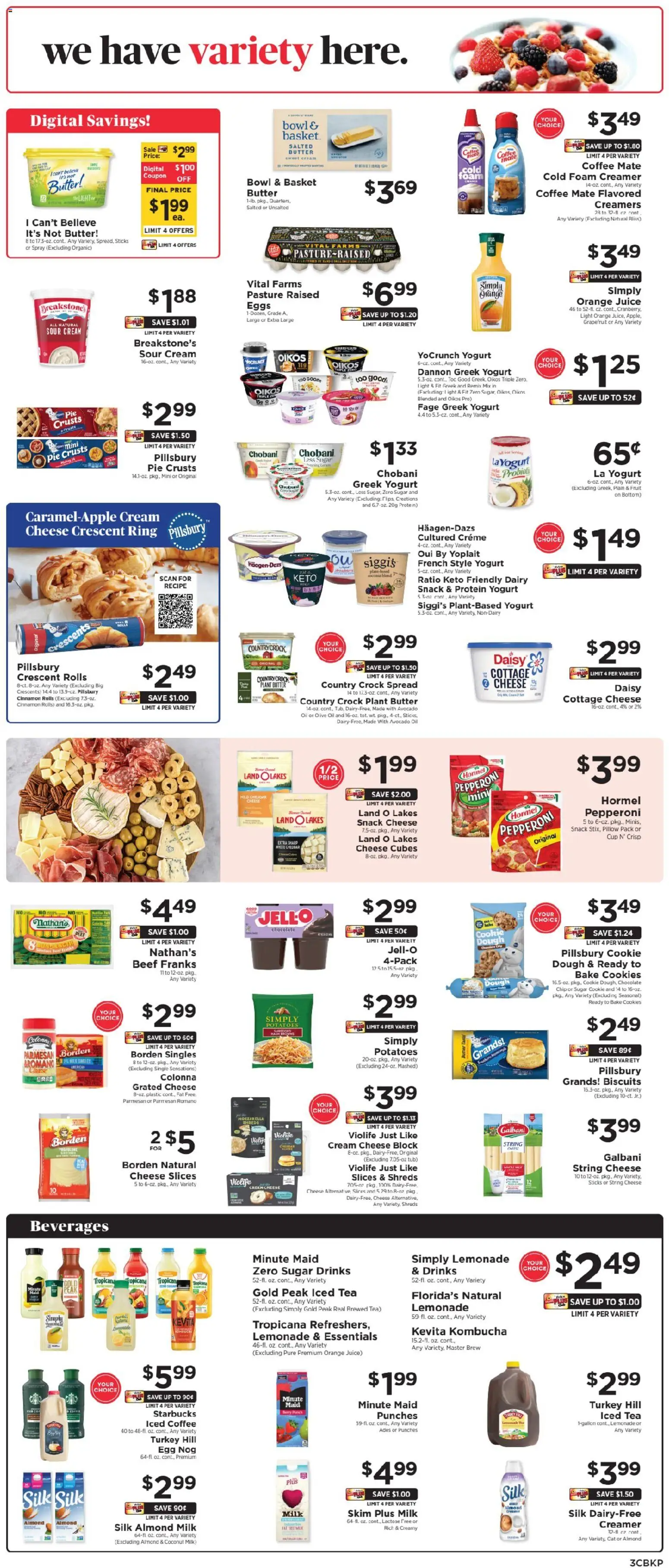 ShopRite Weekly Ad 2 - valid from 13.11.2025 | Page: 4 | Products: Basket, Cheese, Chocolate, Juice