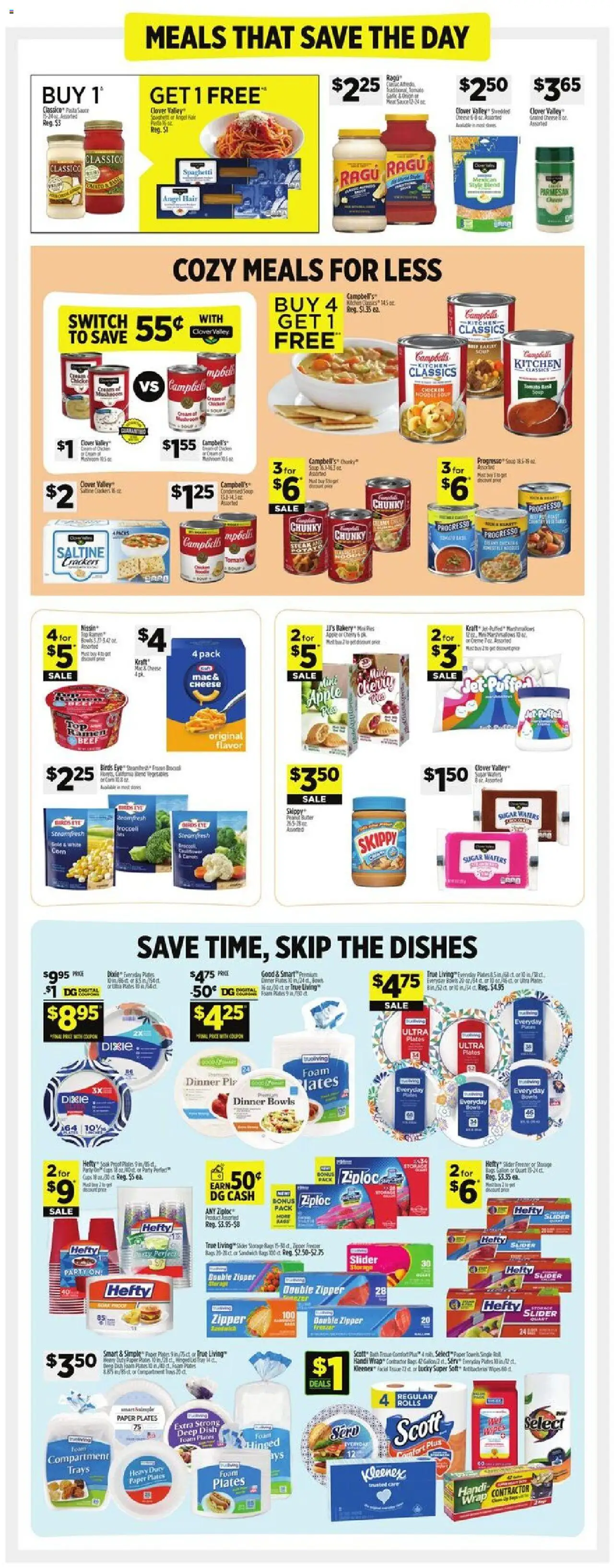 Dollar General Weekly Ad - TX - valid from 12.10.2025 | Page: 6 | Products: Cheese, Beef, Sauce, Freezer