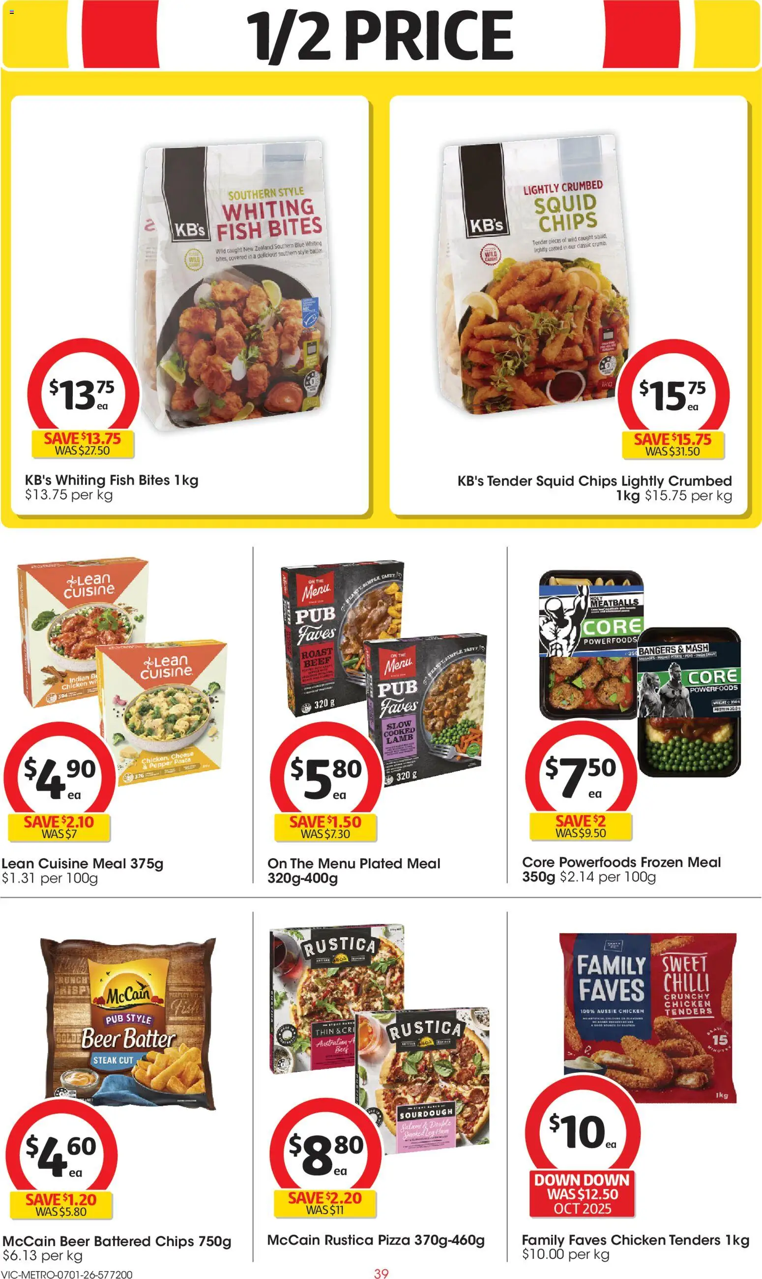 Coles catalogue - valid from 07.01.2026 | Page: 39 | Products: Cream, Ice cream