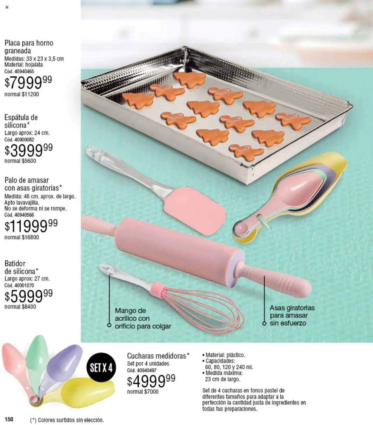 Millanel catálogo │ válido desde el 18.08.2025 | Página: 150 | Productos: Horno, Palo de amasar, Espatula, Mango