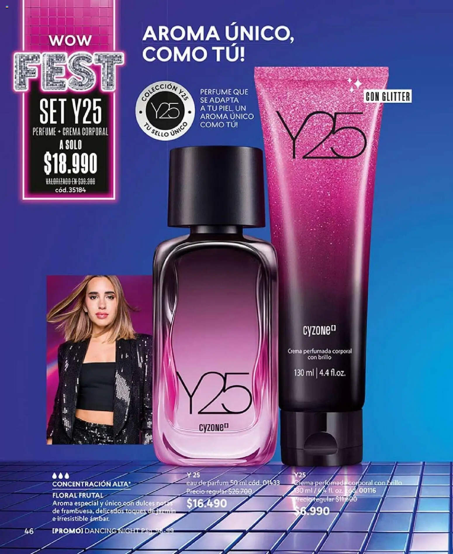 Catálogo CyZone Campaña 4 │ válido desde el 15.02.2026 | Página: 46 | Productos: Brillo, Glitter, Perfume, Crema